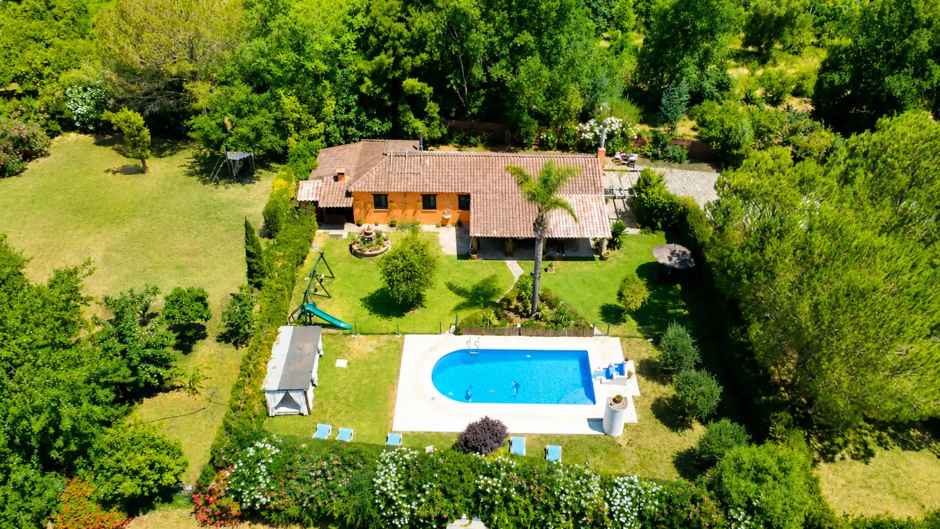 Garten von Haus oder Chalet zum Verkauf in Jimena de la Frontera mit Klimaanlage und Terrasse