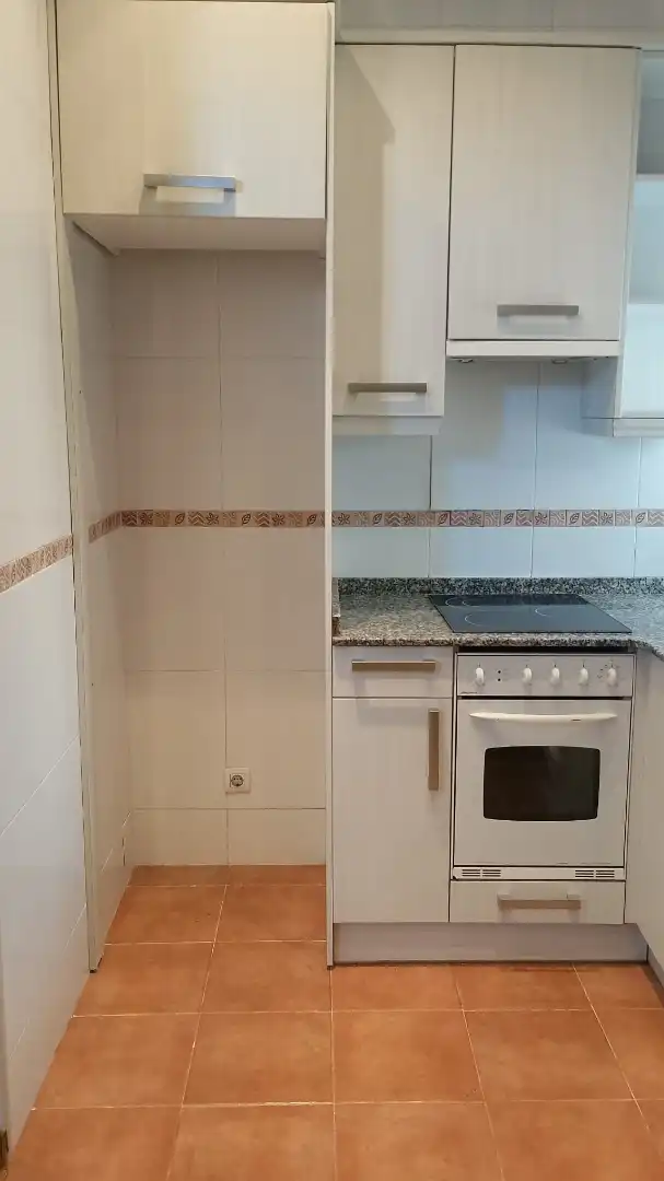 Kitchen of Flat for sale in Gijón   with Heating, Parquet flooring and Furnished