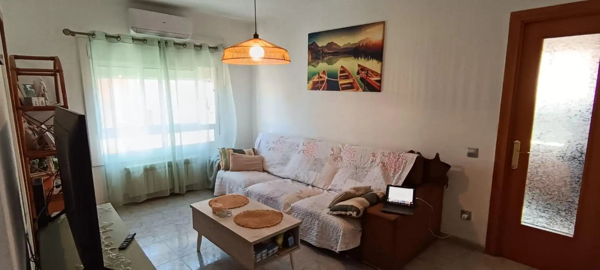 Wohnzimmer von Wohnung zum Verkauf in Sabadell mit Klimaanlage und Heizung