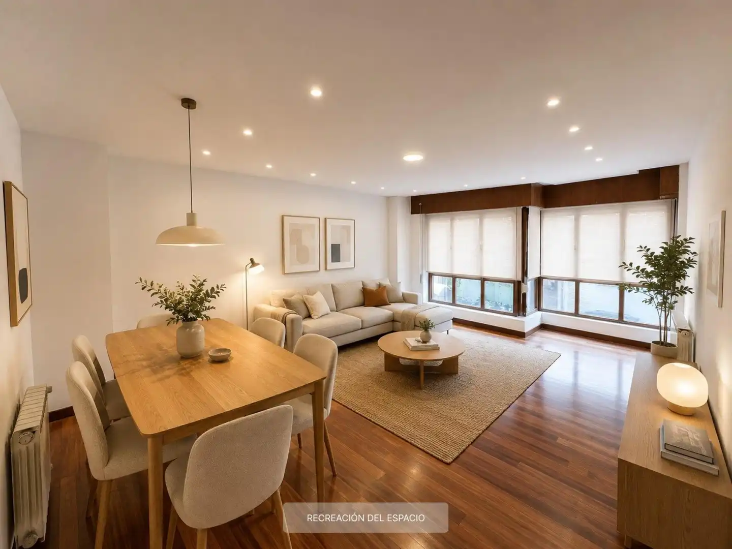 Wohnzimmer von Maisonette zum Verkauf in Santander mit Heizung, Terrasse und Balkon
