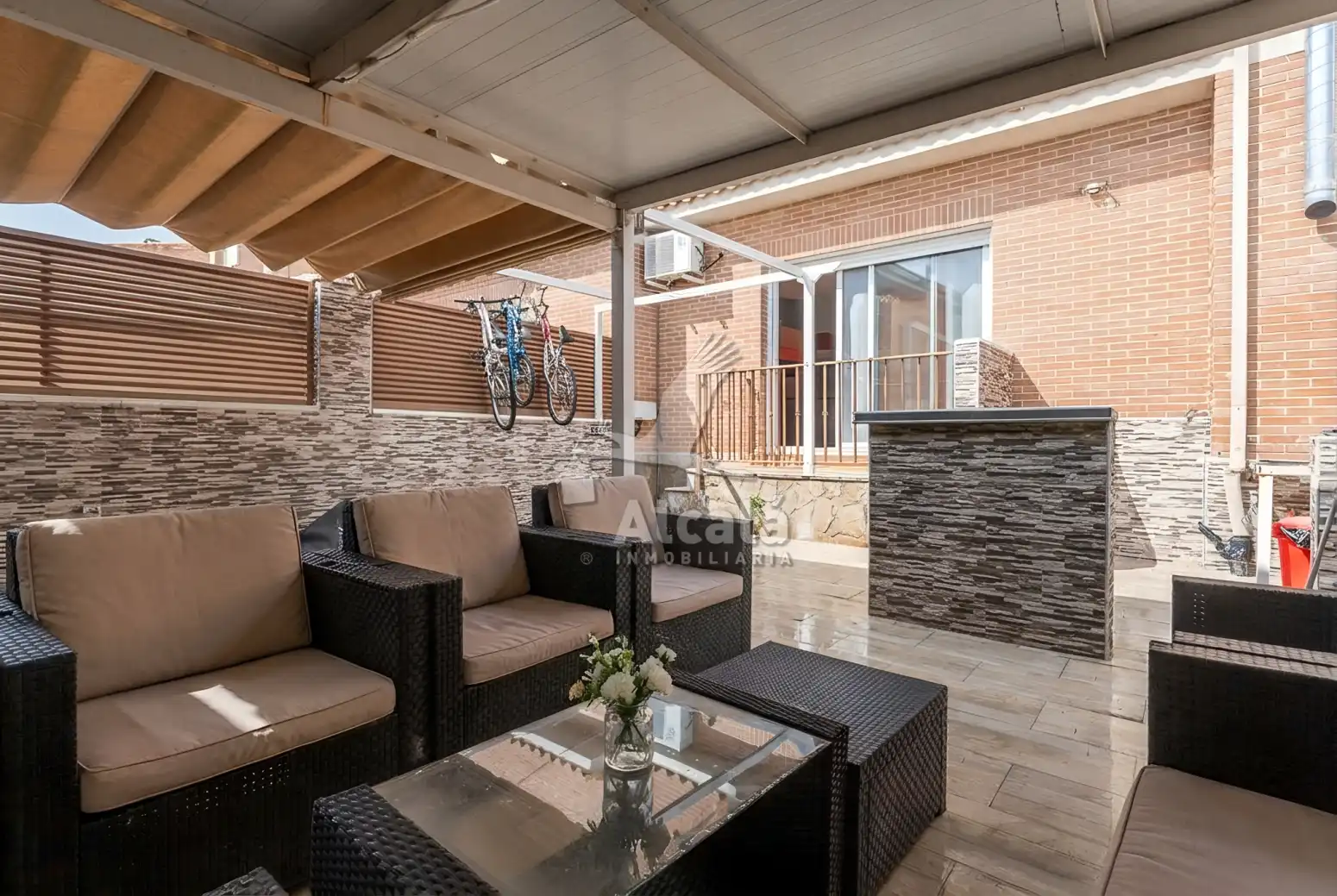 Terraza de Casa adosada en venta en Valdeavero con Aire acondicionado, Calefacción y Jardín privado