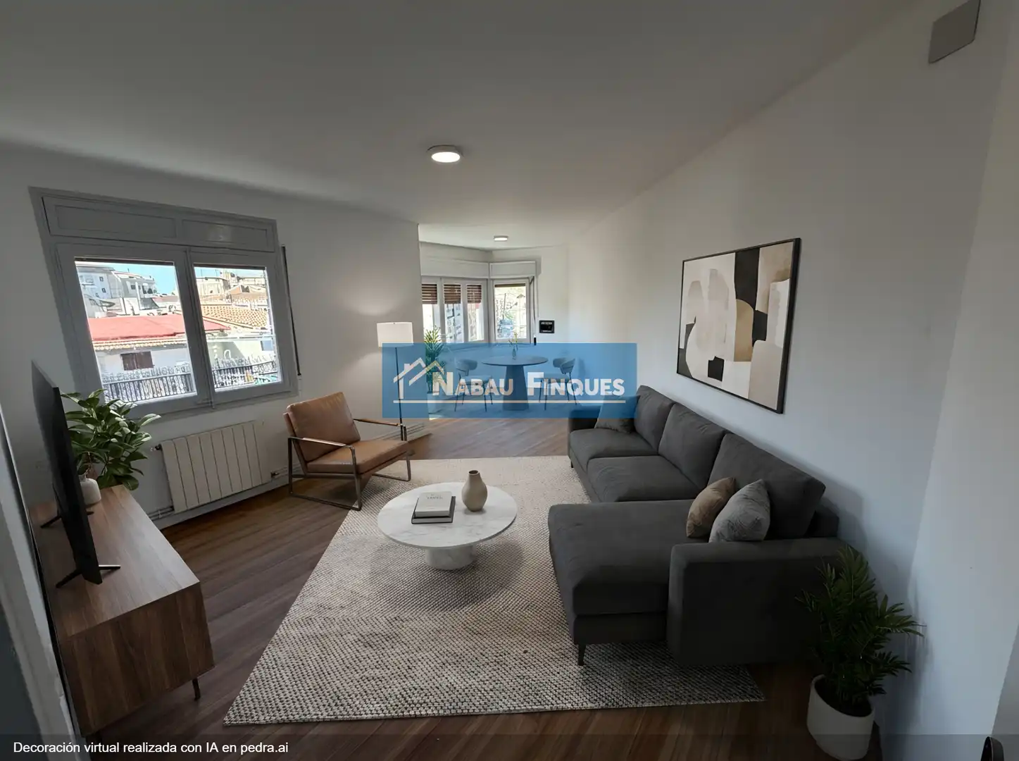 Sala de estar de Piso en venta en Balaguer con Calefacción, Parquet y Trastero