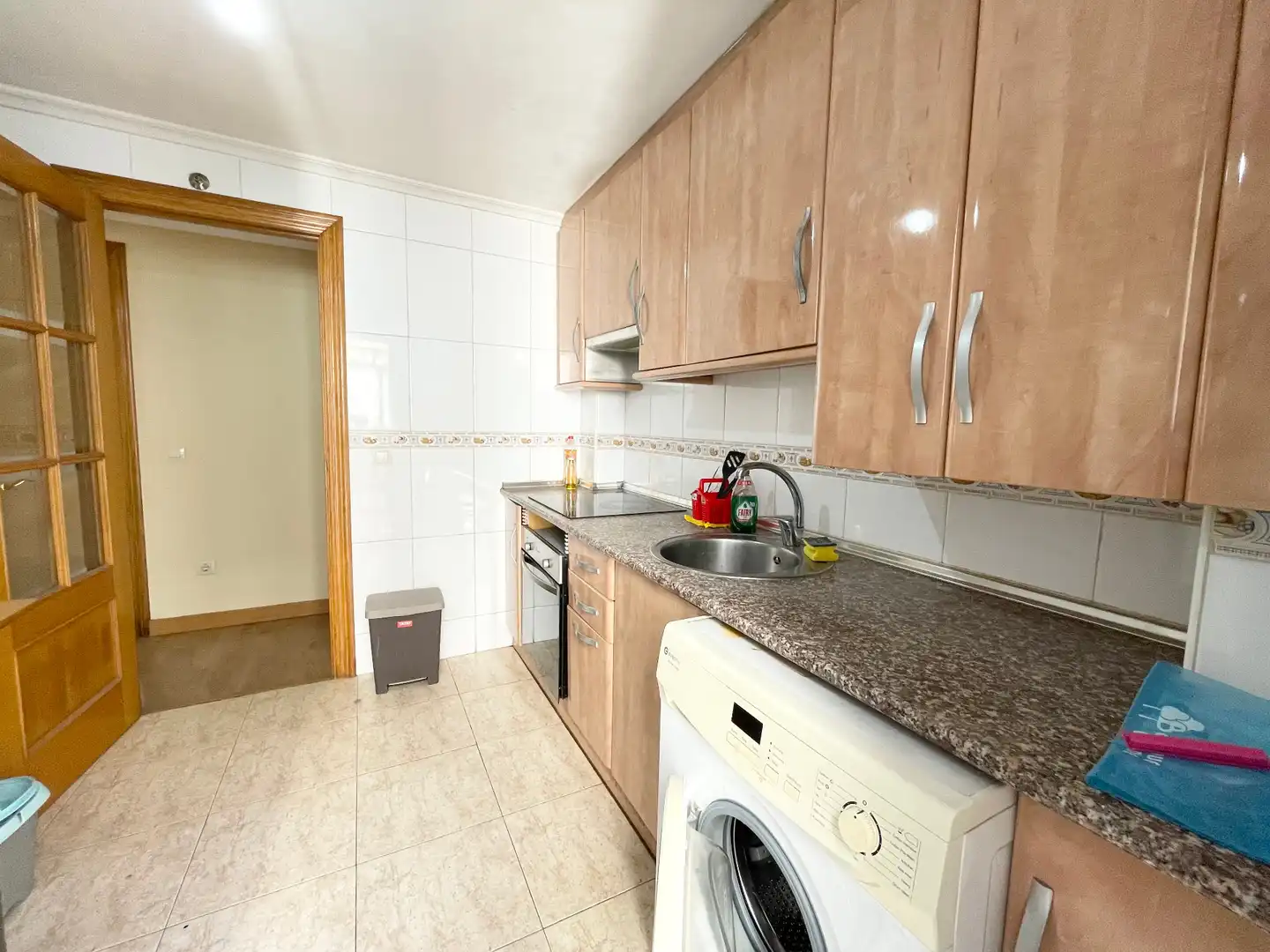 Kitchen of Flat for rent in Salamanca  with Heating, Parquet flooring and Furnished