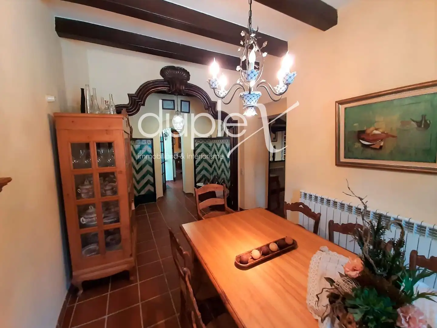 Comedor de Finca rústica en venta en Òrrius con Aire acondicionado, Jardín privado y Terraza