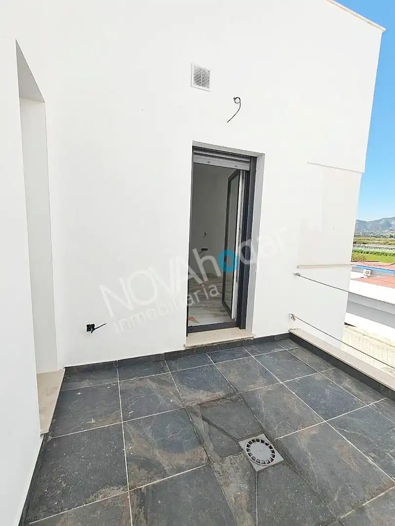 Terraza de Casa adosada en venta en Málaga