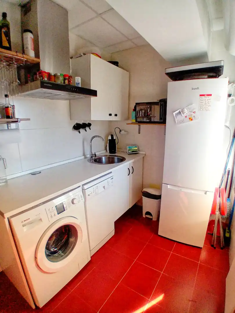 Kitchen of Flat for rent in Aranda de Duero  with Heating, Parquet flooring and Terrace