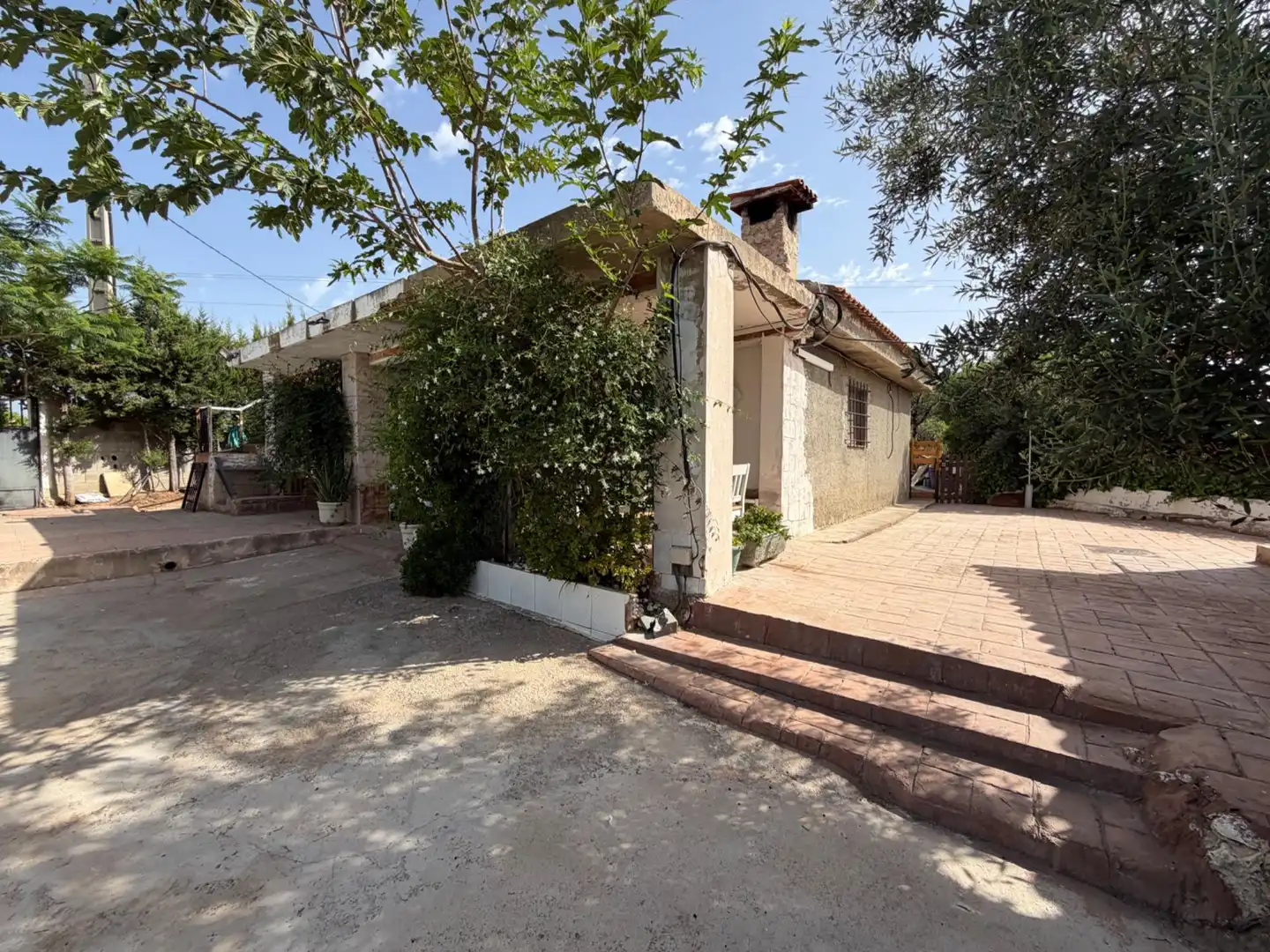 Außenansicht von Haus oder Chalet zum Verkauf in Vilamarxant mit Klimaanlage, Terrasse und Abstellraum