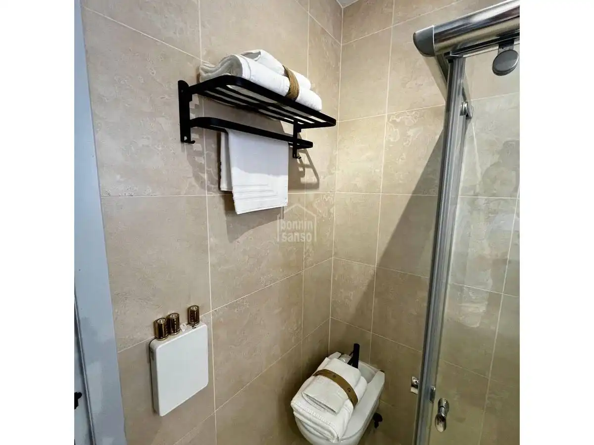 Bathroom of Apartments for sale in Es Mercadal  with Private garden, Terrace and Furnished