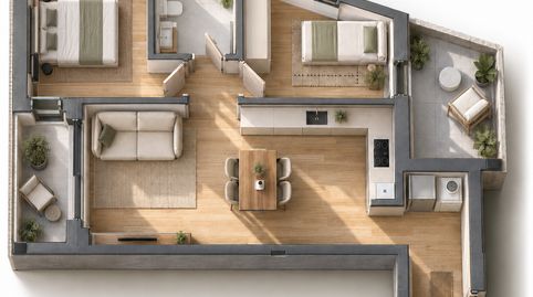 Foto 2 de Piso en venta en Carrer D'eduardo Marquina, 108, Poble Nou, Barcelona