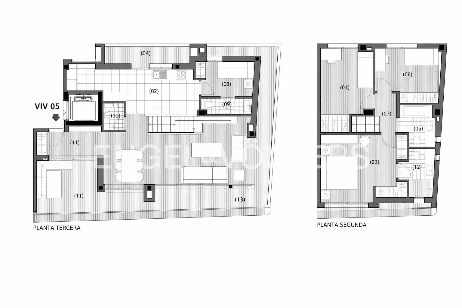 Duplexes for sale in Nueva España