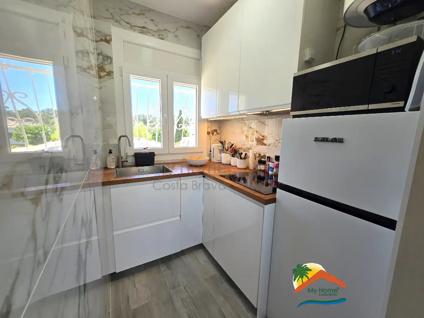 Cocina de Casa o chalet en venta en Lloret de Mar con Aire acondicionado, Calefacción y Jardín privado