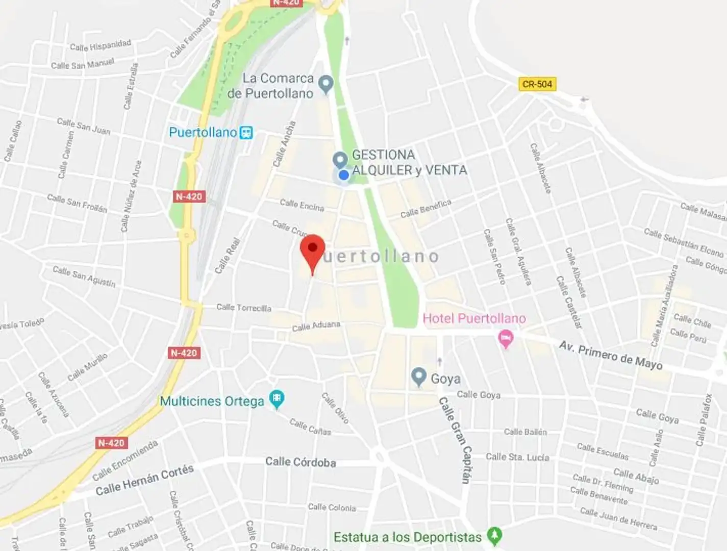 Außenansicht von Garage zum Verkauf in Puertollano