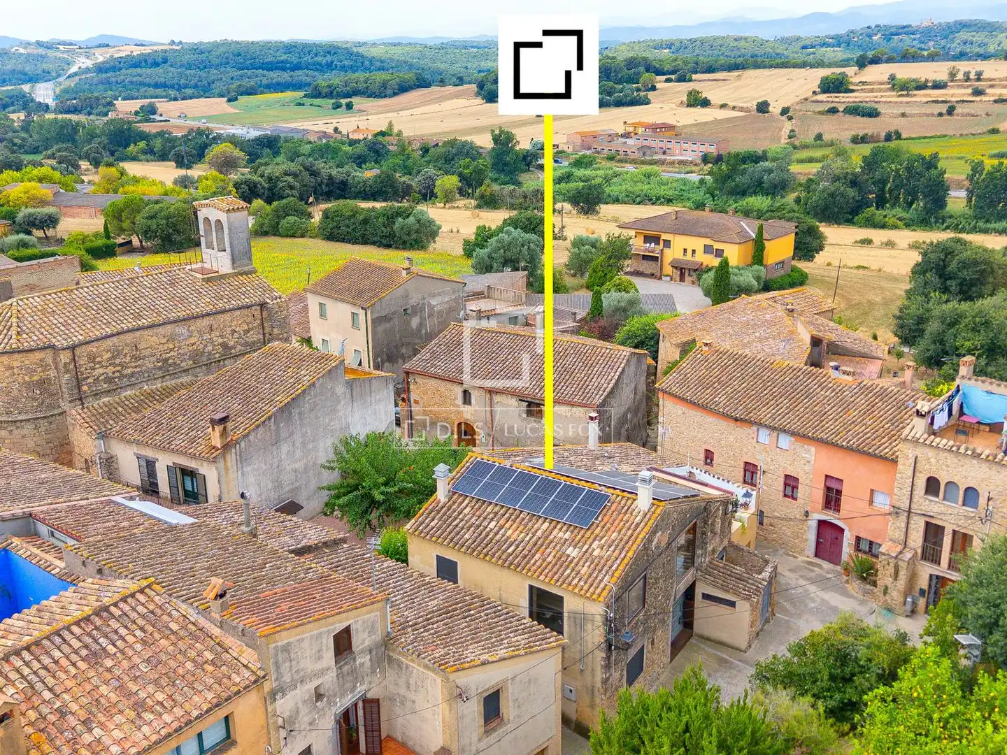 Vista exterior de Finca rústica en venta en Bàscara con Aire acondicionado y Terraza