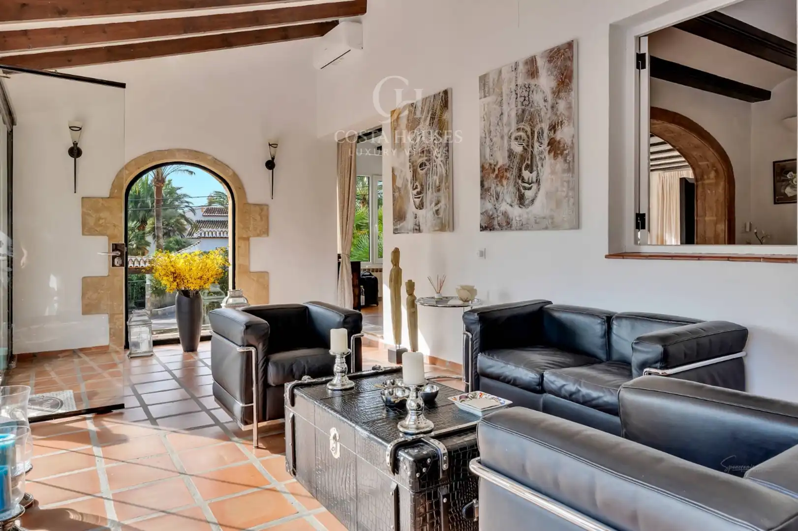 Living room of Houses for sale in Jávea / Xàbia  with Air Conditioner, Heating and Private garden