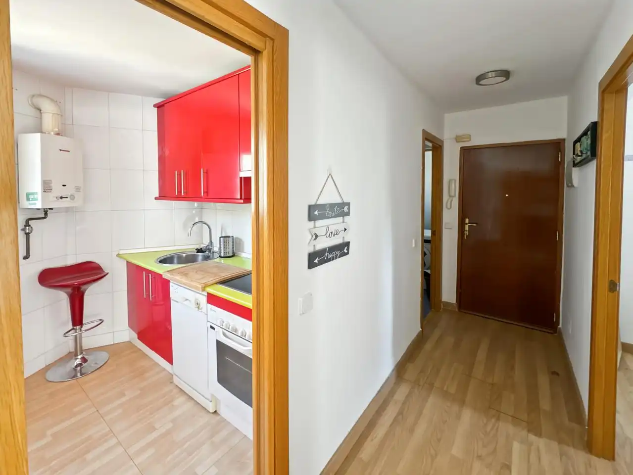Kitchen of Flat for rent in Madrid  with Air Conditioner, Heating and Terrace
