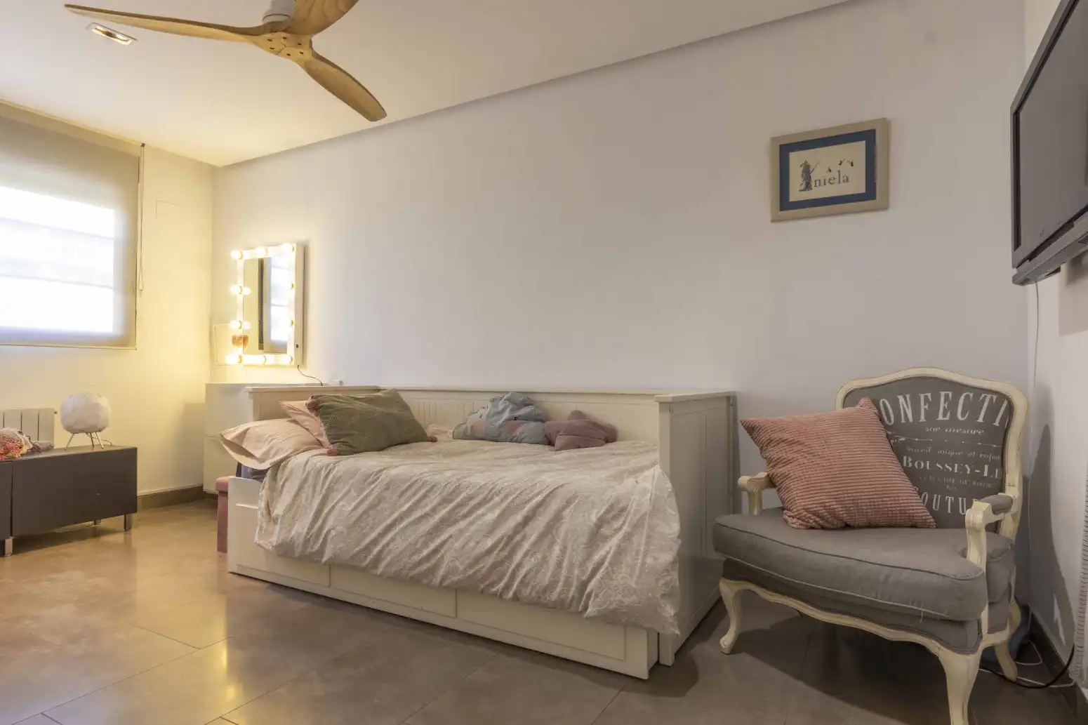 Bedroom of Houses for sale in La Pobla de Farnals  with Air Conditioner, Heating and Private garden