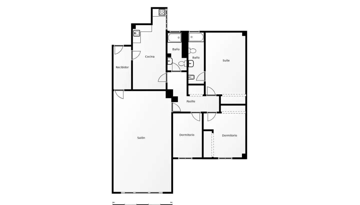 Piso en venta en Madrid con Calefacción y Amueblado