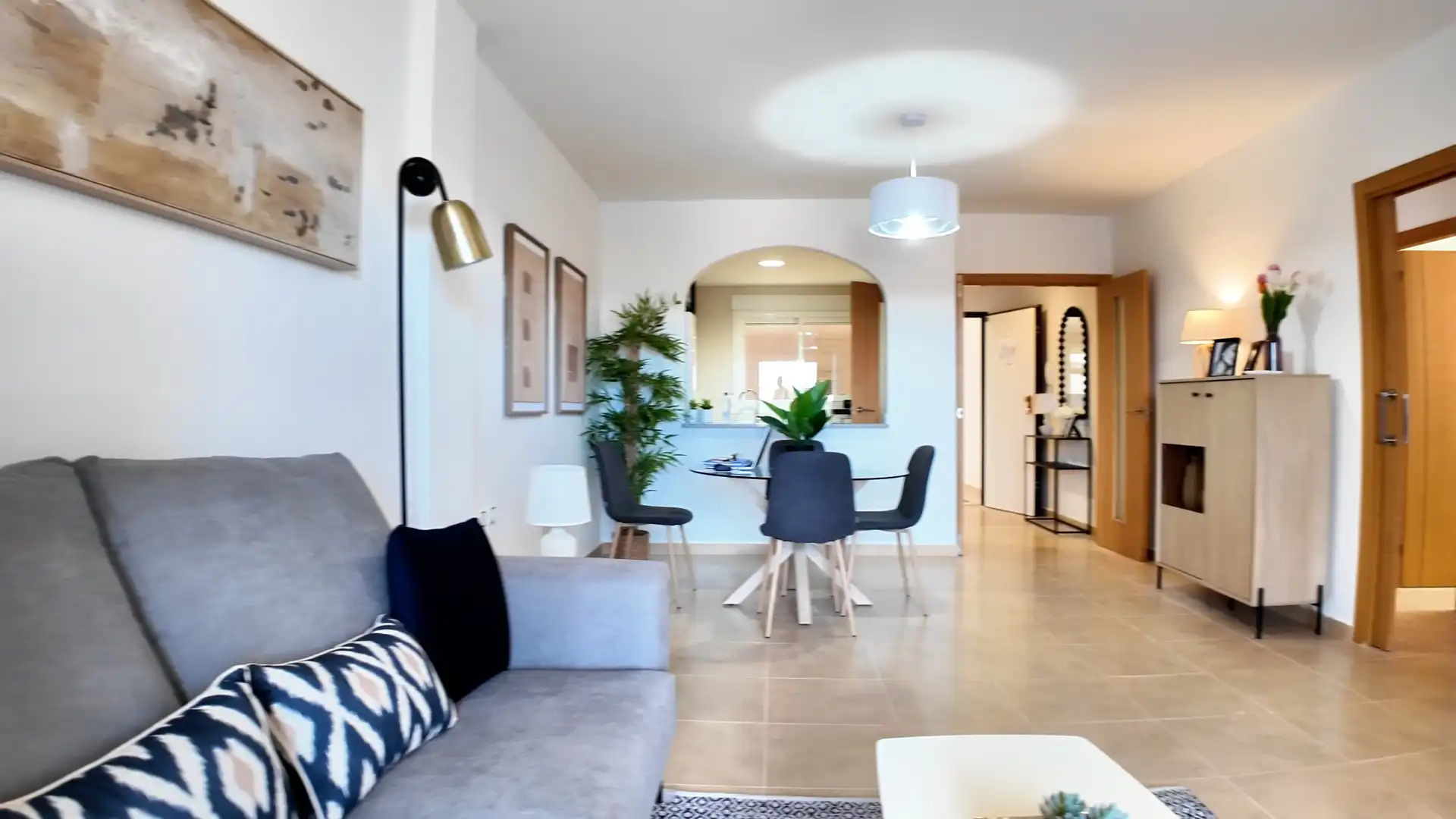 Sala d'estar de Apartament en venda en Orihuela amb Terrassa, Piscina i Piscina comunitària
