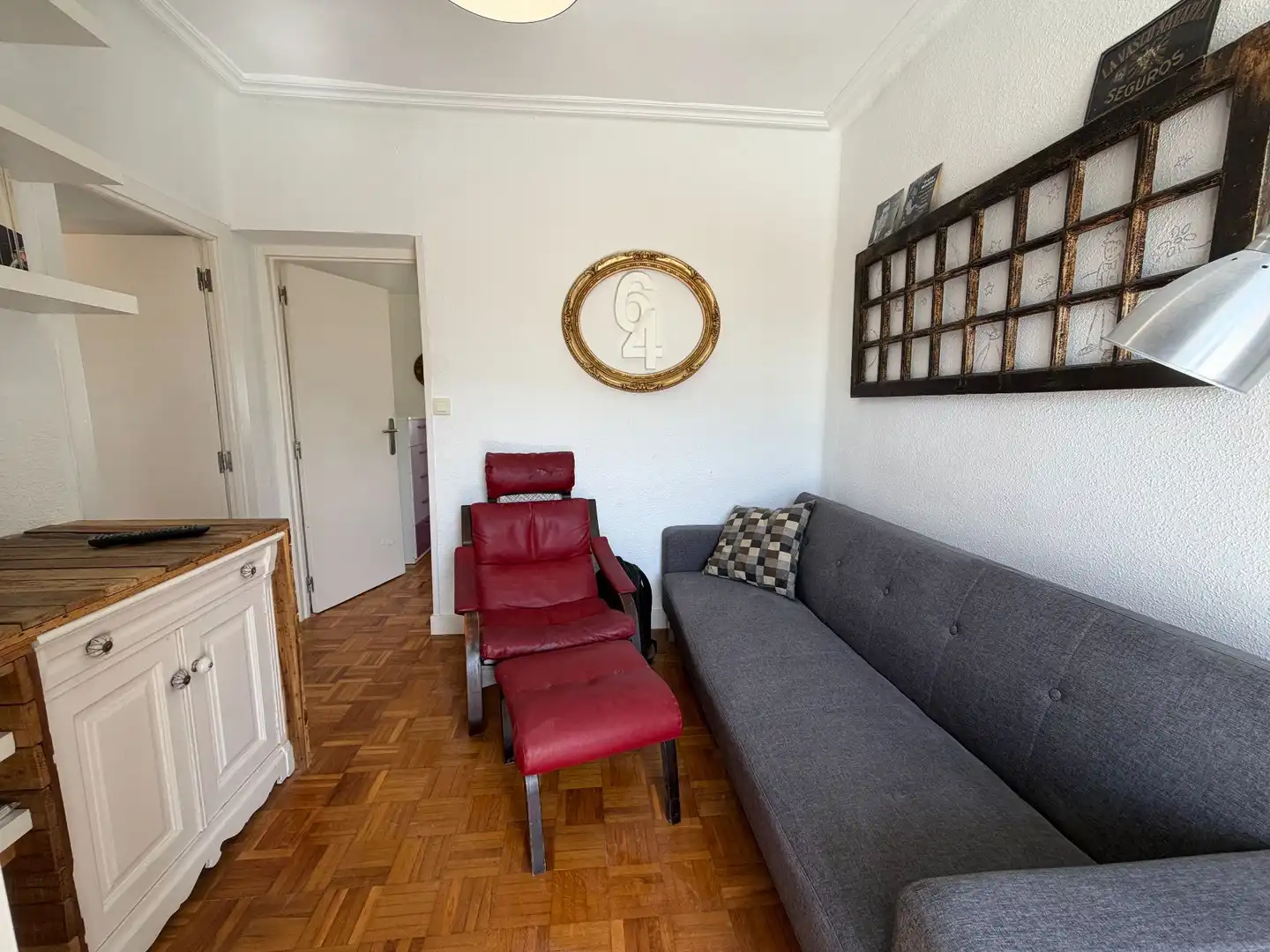 Wohnzimmer von Wohnung zum Verkauf in Altsasu / Alsasua mit Heizung