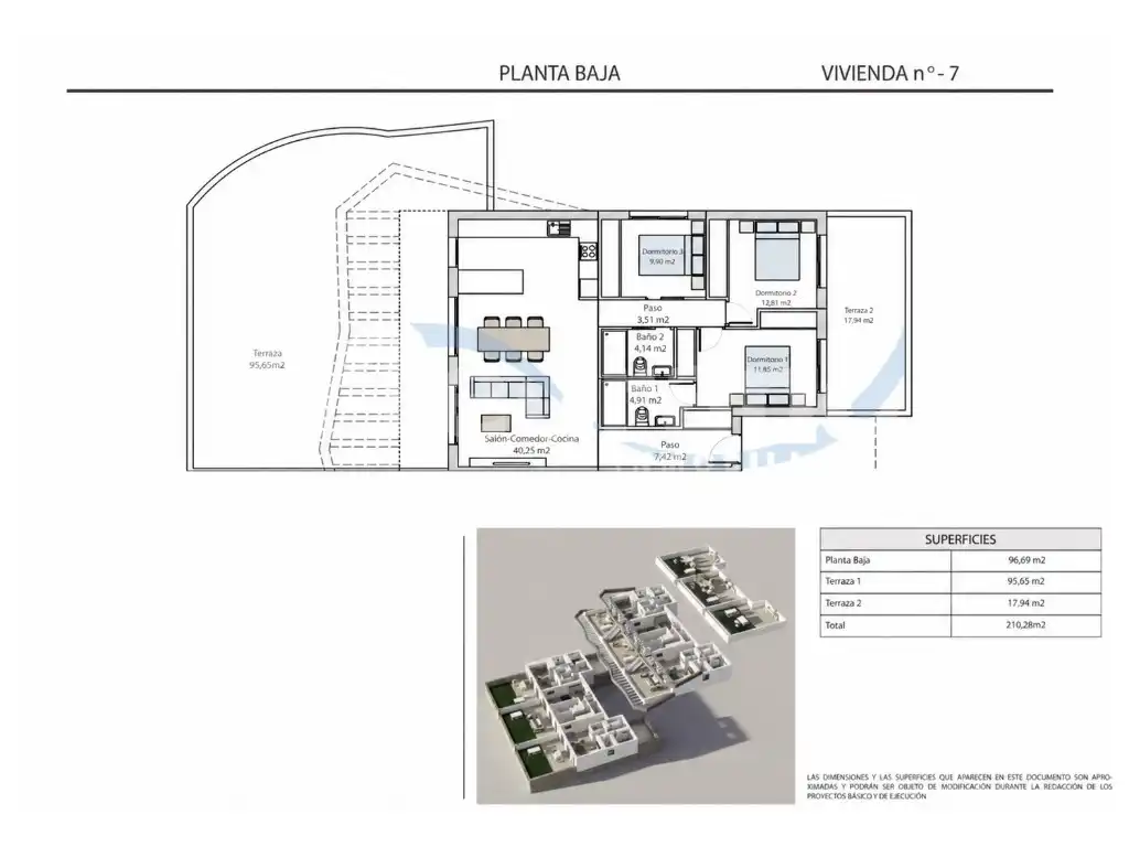 Bungalow avec terrasse à vendre à Avinguda de Granada, imagen 11