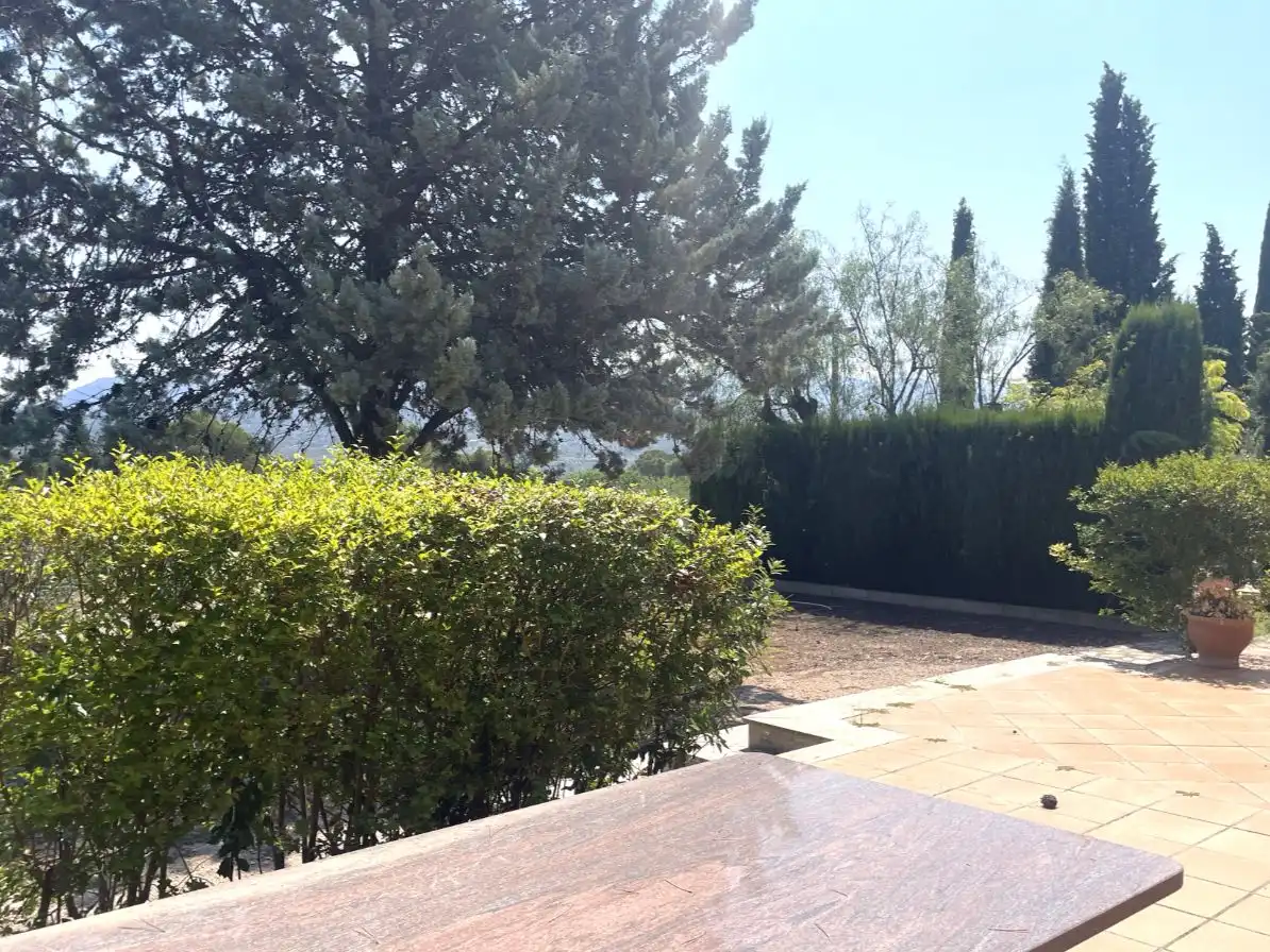 Jardí de Casa o xalet en venda en Cocentaina amb Aire condicionat, Terrassa i Piscina