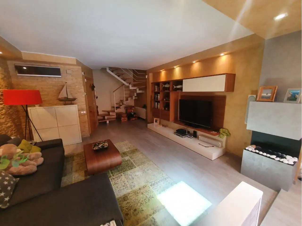 Sala d'estar de Casa o xalet en venda en Sabadell amb Aire condicionat, Calefacció i Parquet
