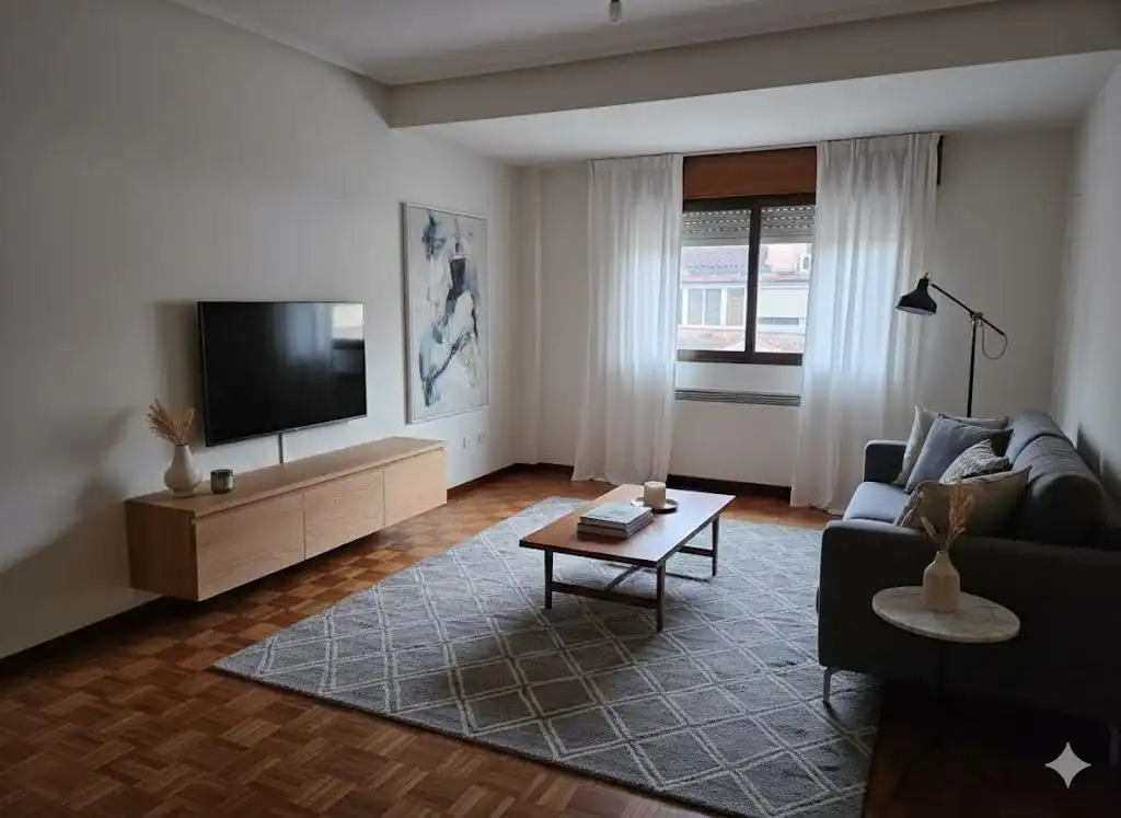 Wohnzimmer von Wohnung zum Verkauf in Ourense Capital  mit Heizung