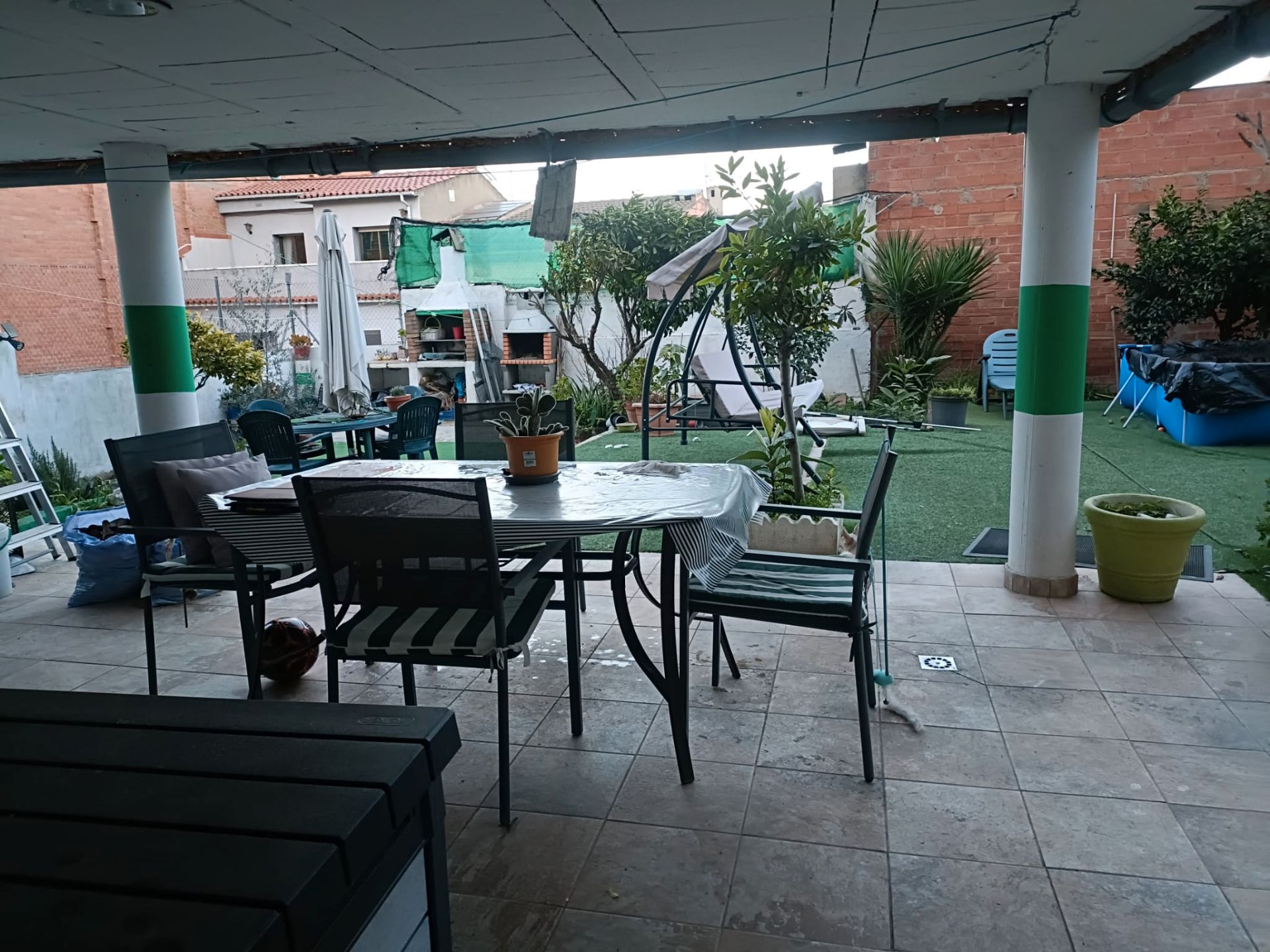 Terrace of Single-family semi-detached for sale in Rubí  with Air Conditioner, Heating and Private garden