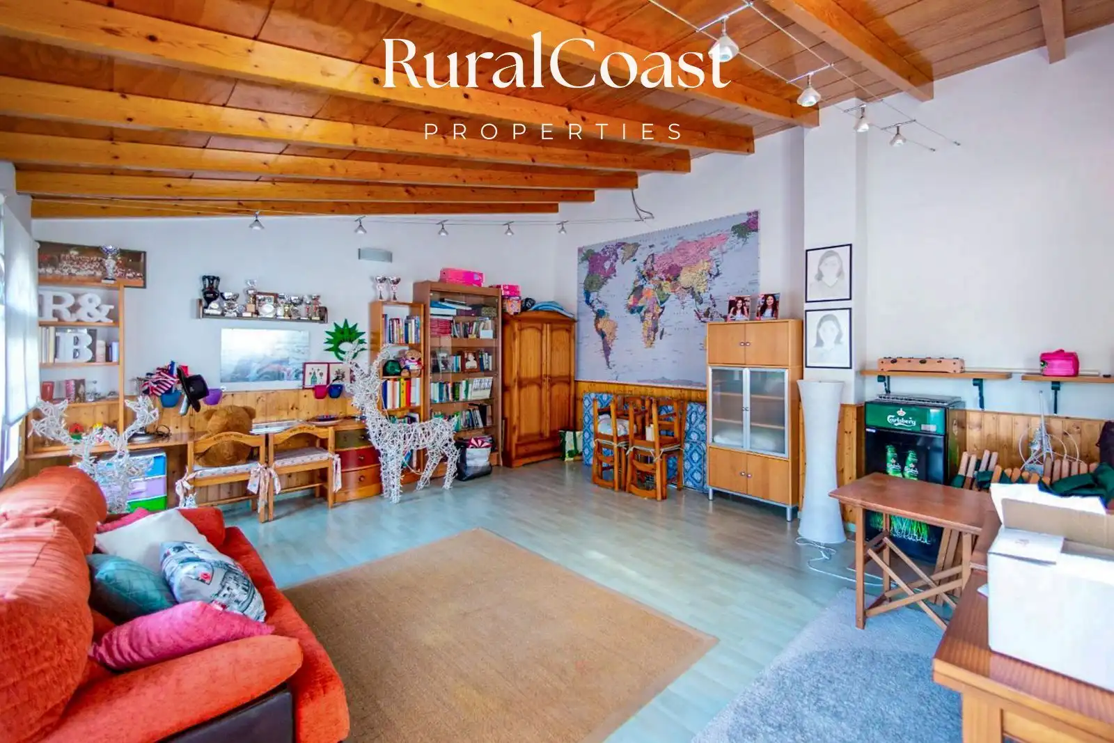 Sala d'estar de Casa o xalet en venda en San Vicente del Raspeig / Sant Vicent del Raspeig amb Aire condicionat, Calefacció i Terrassa