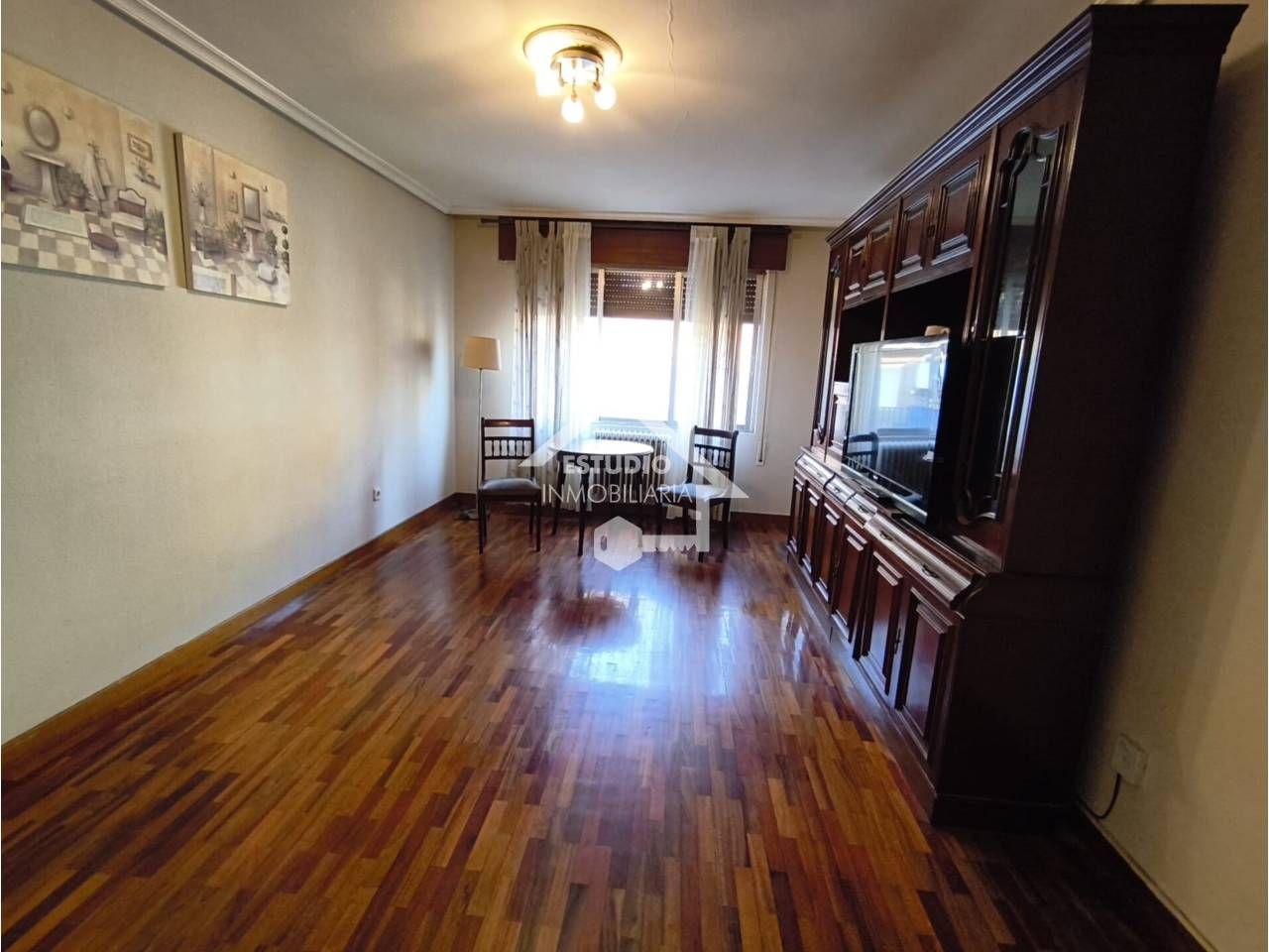 Living room of Flat for sale in Mendavia  with Heating, Parquet flooring and Terrace