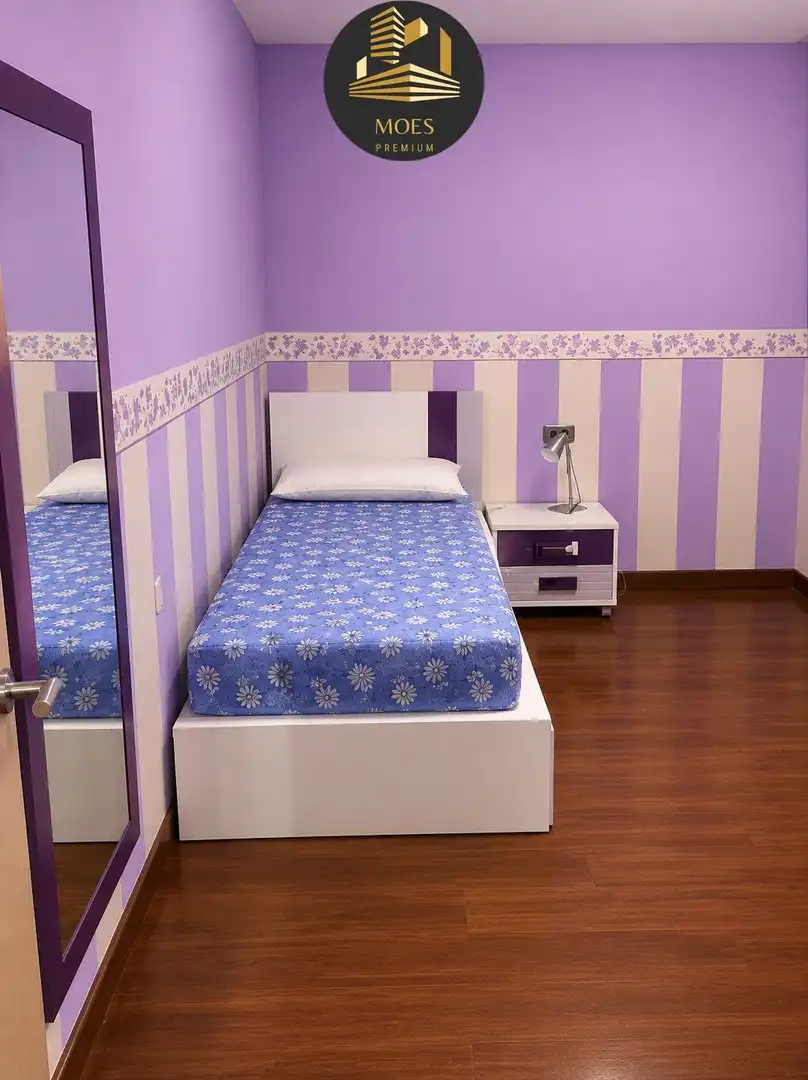 Bedroom of Flat for rent in Jaén  with Air Conditioner and Parquet flooring
