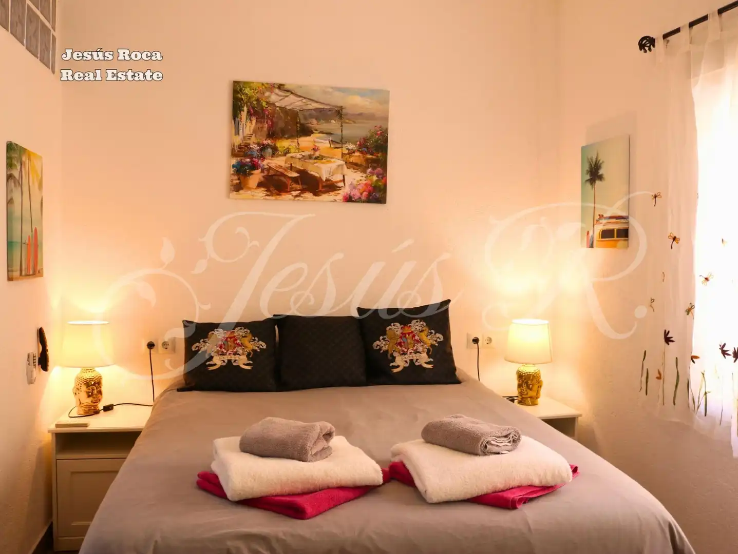 Schlafzimmer von Einfamilien-Reihenhaus zum Verkauf in Cartagena mit Klimaanlage, Heizung und Terrasse
