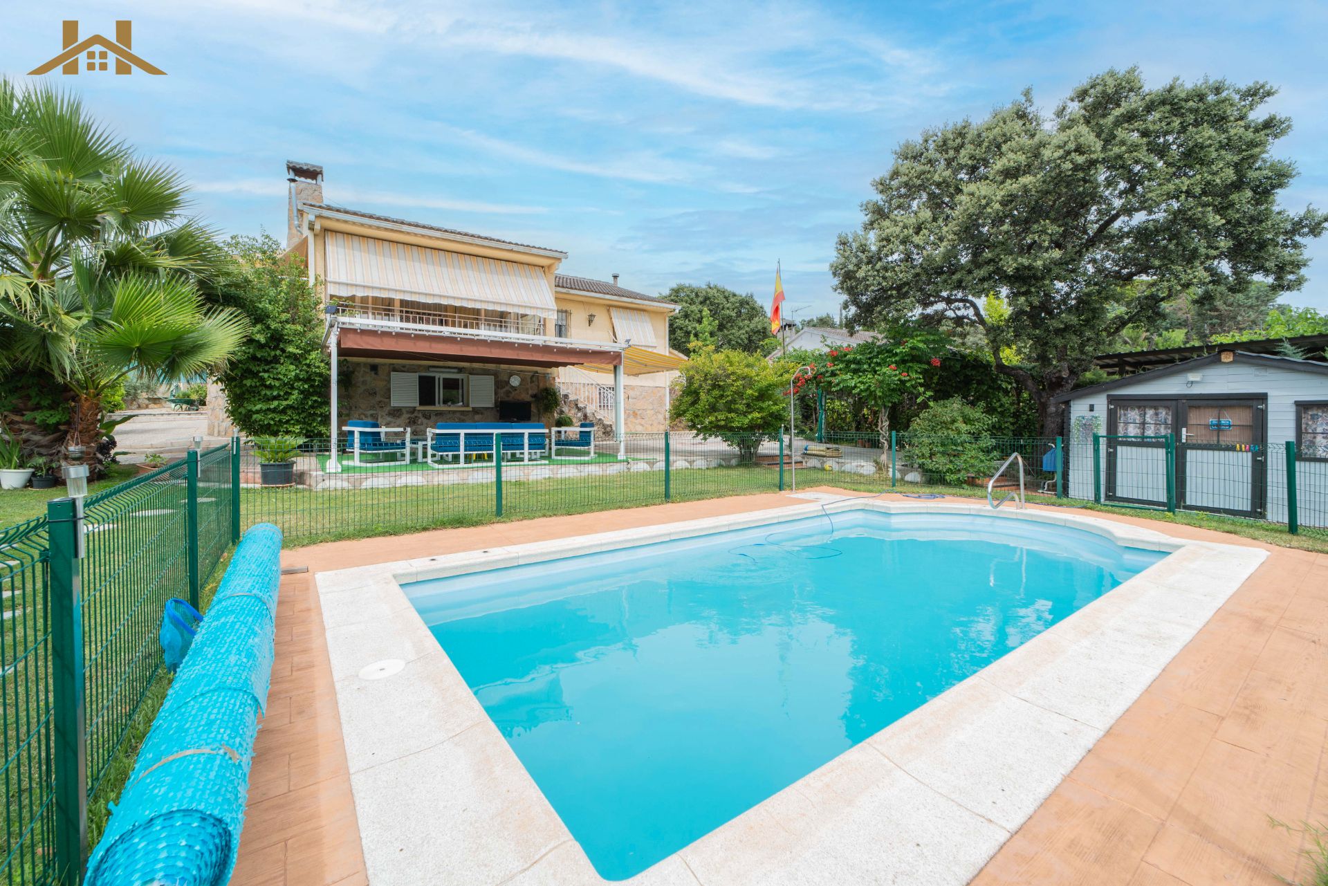 Jardí de Casa o xalet en venda en Villa del Prado amb Aire condicionat, Calefacció i Jardí privat