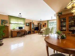 Sala de estar de Casa o chalet en venta en Rivas-Vaciamadrid con Aire acondicionado, Calefacción y Jardín privado