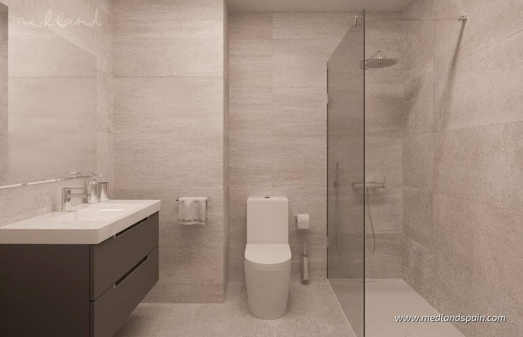 Bany de Apartament en venda en Águilas amb Aire condicionat, Calefacció i Terrassa
