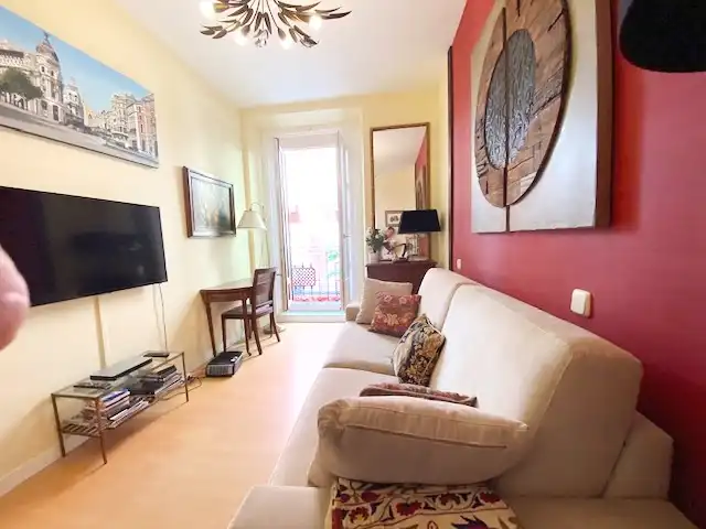 Wohnzimmer von Wohnung zum Verkauf in Madrid mit Klimaanlage, Heizung und Möbliert
