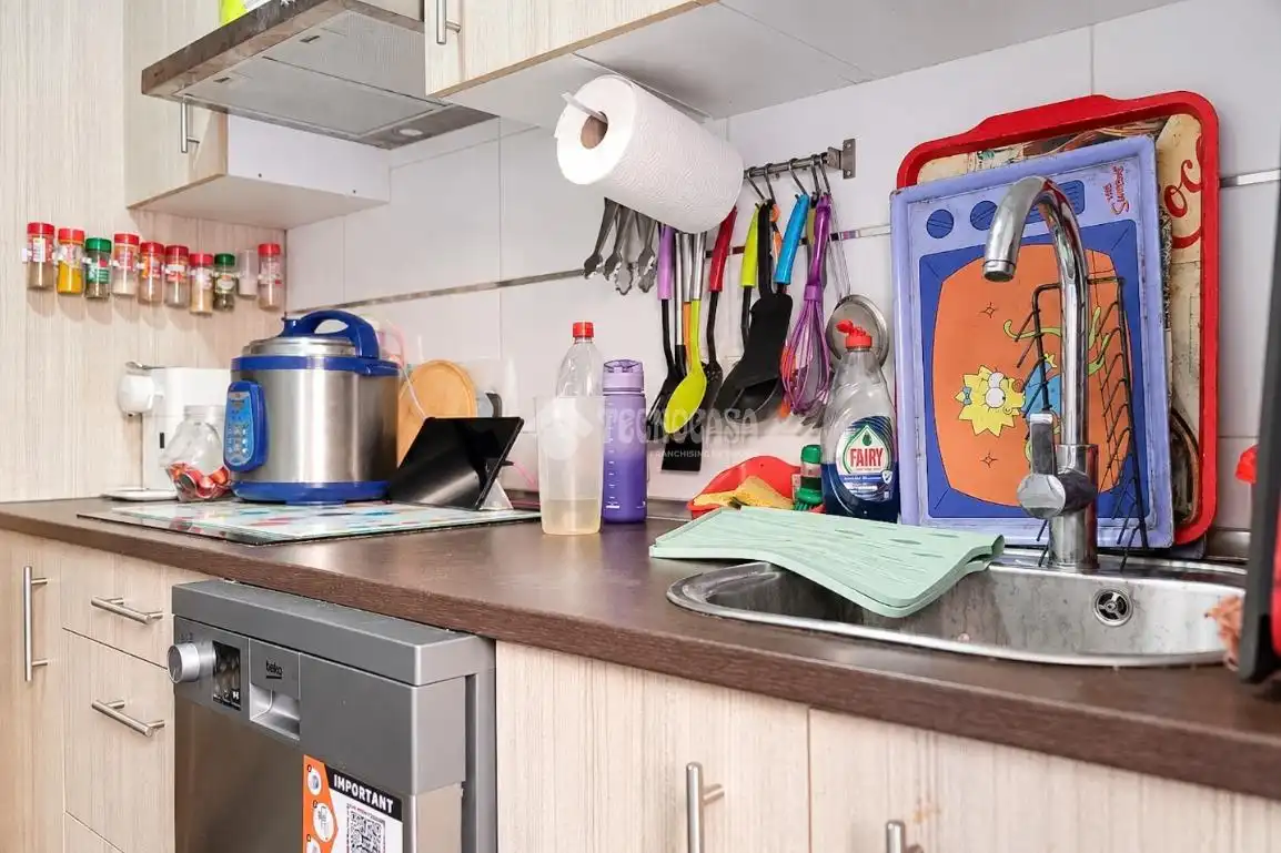 Küche von Wohnung zum Verkauf in Madrid mit Klimaanlage, Heizung und Terrasse