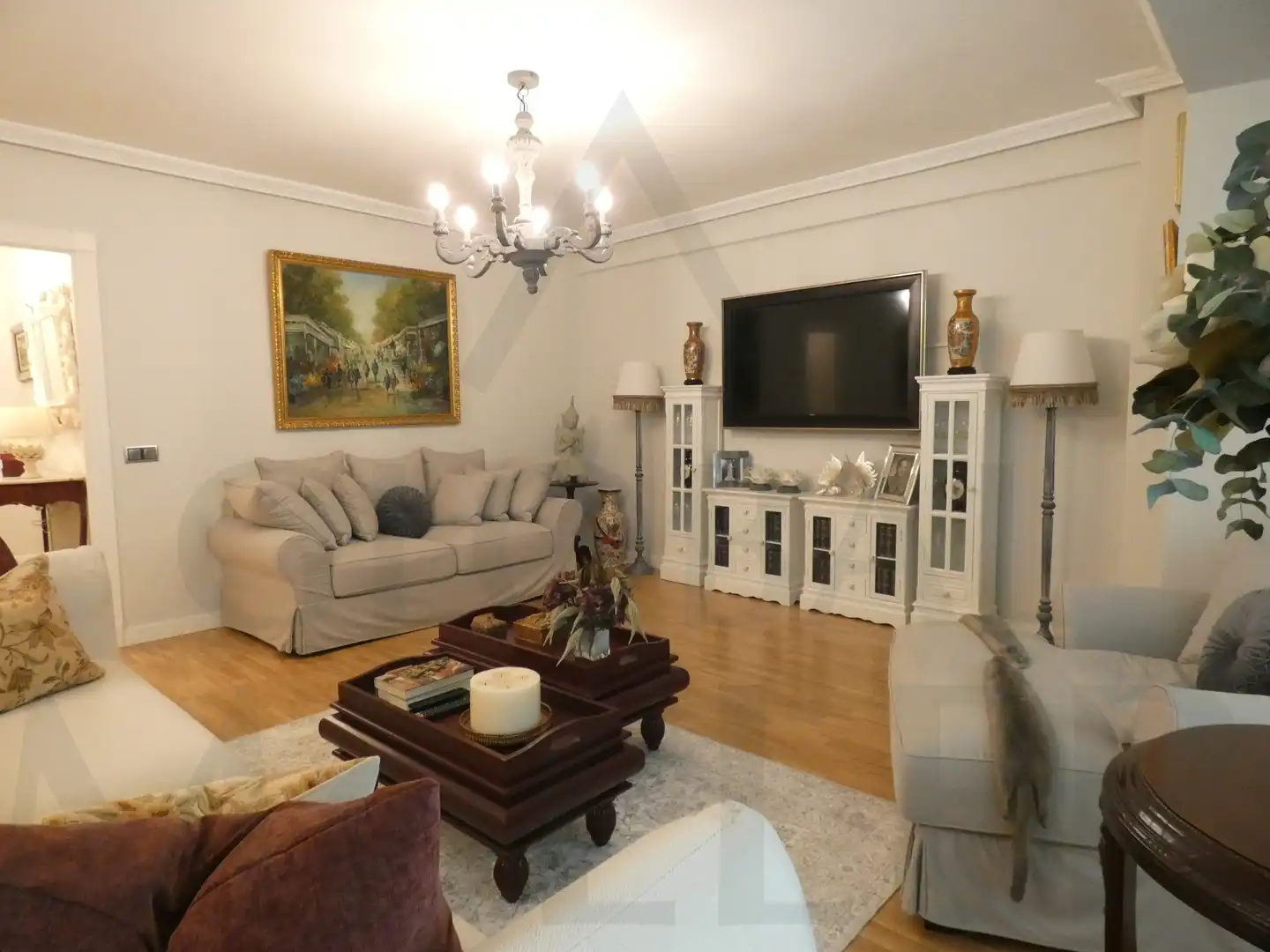 Sala de estar de Piso en venta en Cartagena con Aire acondicionado, Calefacción y Amueblado