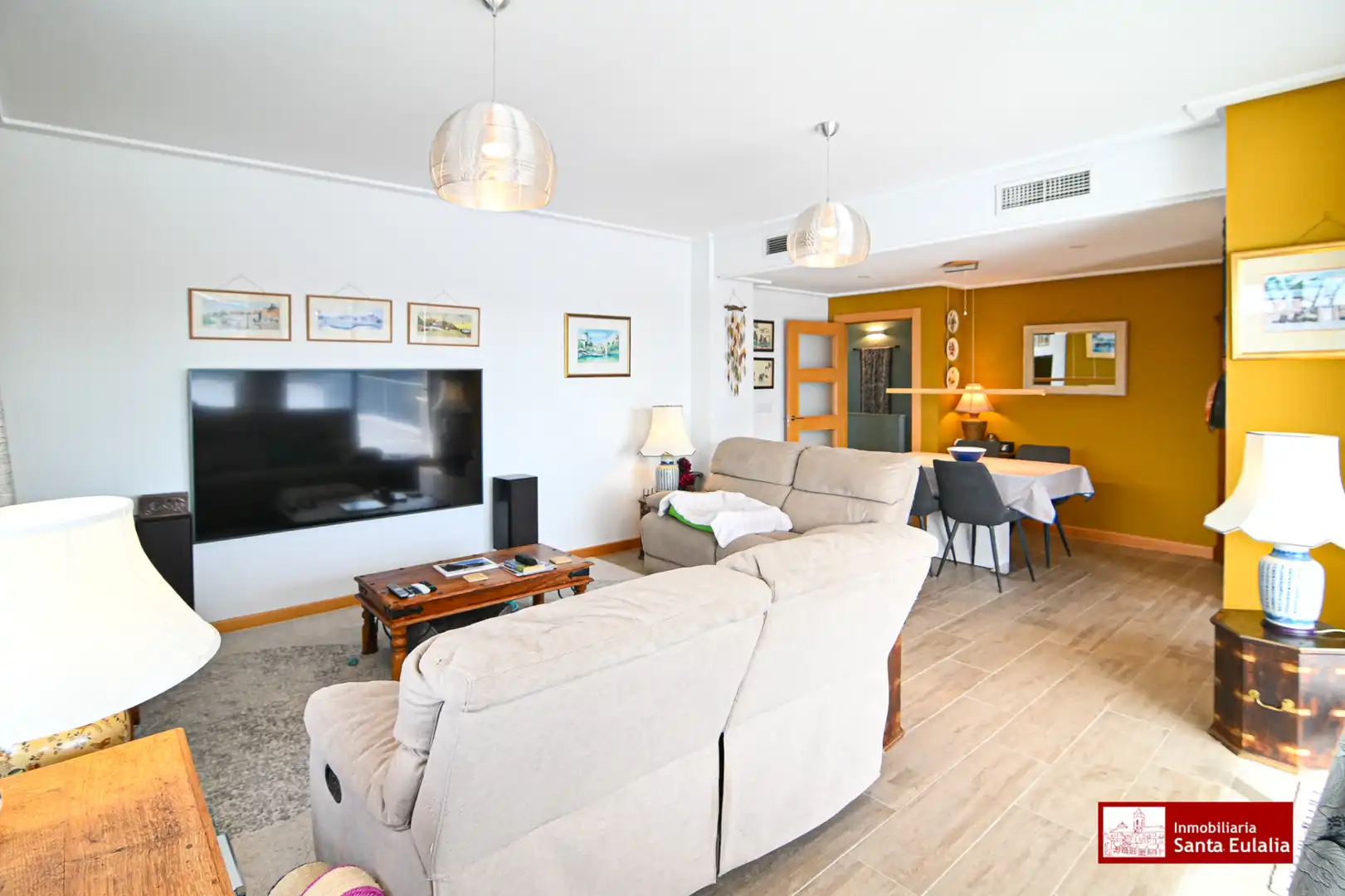Sala de estar de Casa o chalet en venta en Aledo con Aire acondicionado, Calefacción y Terraza
