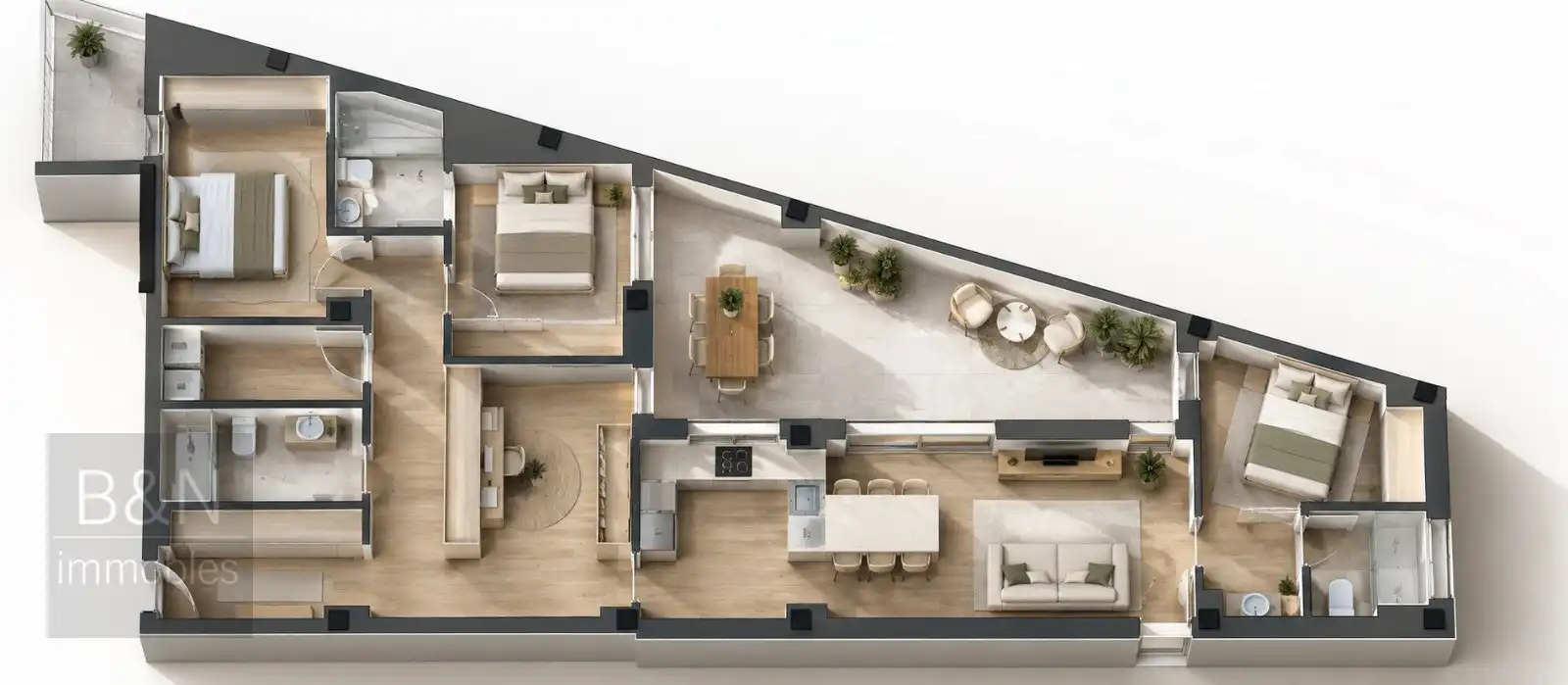 Flat with pool for sale in Nord-oest, imagen 2