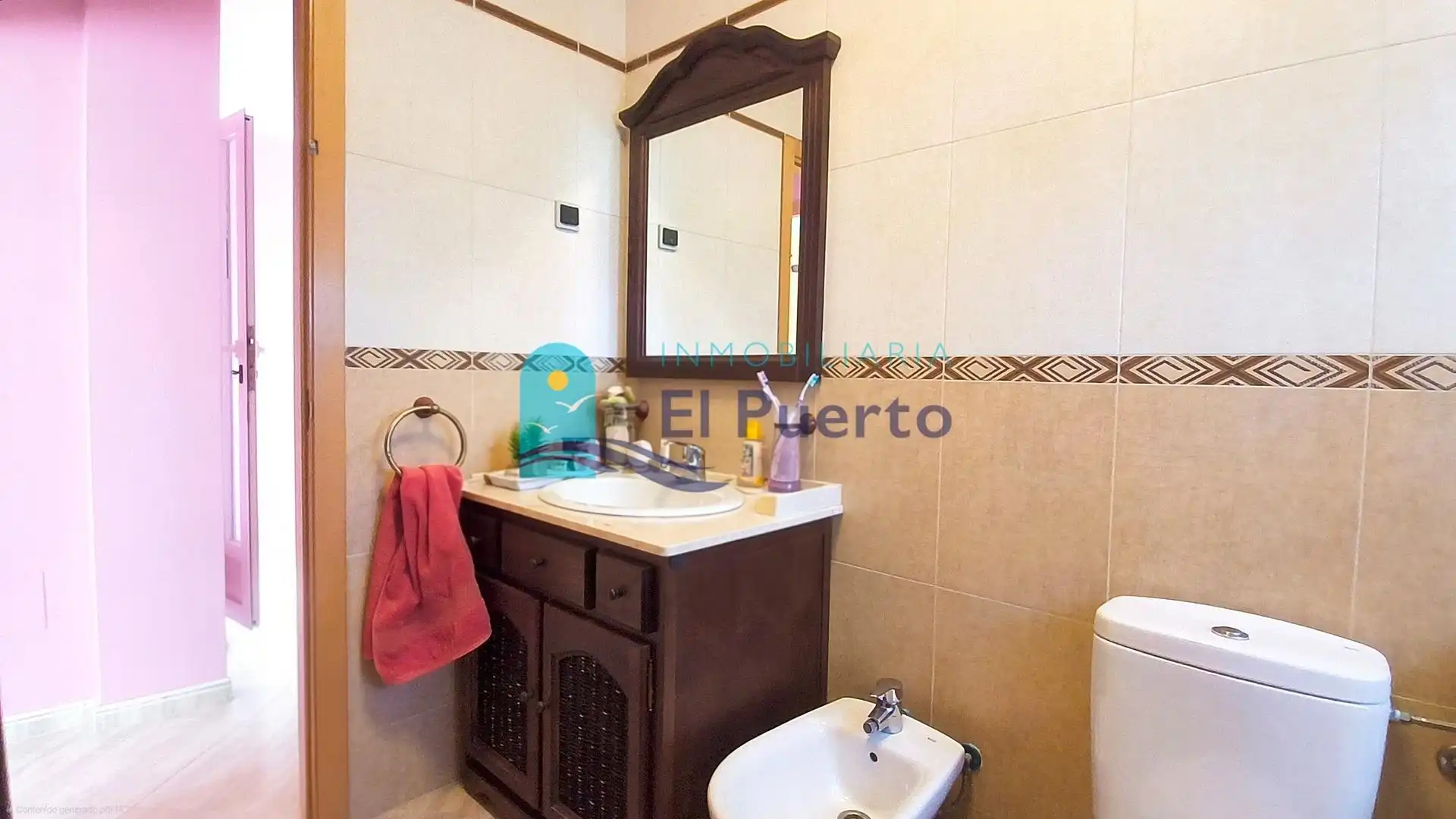 Baño de Casa o chalet en venta en Mazarrón con Jardín privado, Terraza y Piscina
