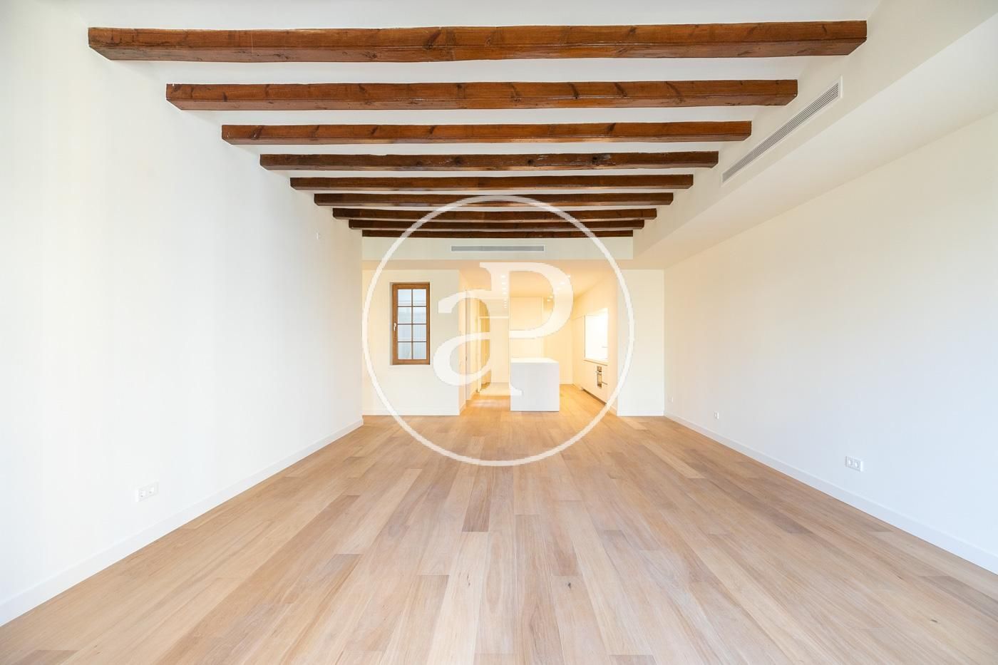 Sala de estar de Ático en venta en  Barcelona Capital con Aire acondicionado, Calefacción y Terraza