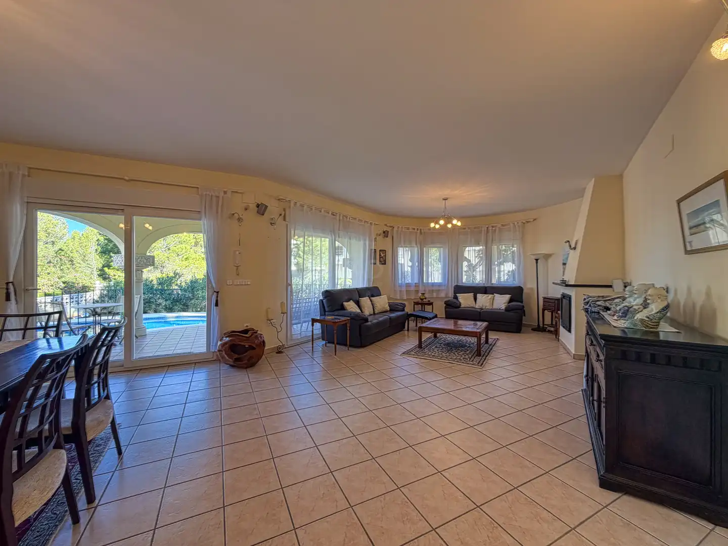 Living room of Houses for sale in Dénia  with Air Conditioner, Heating and Terrace