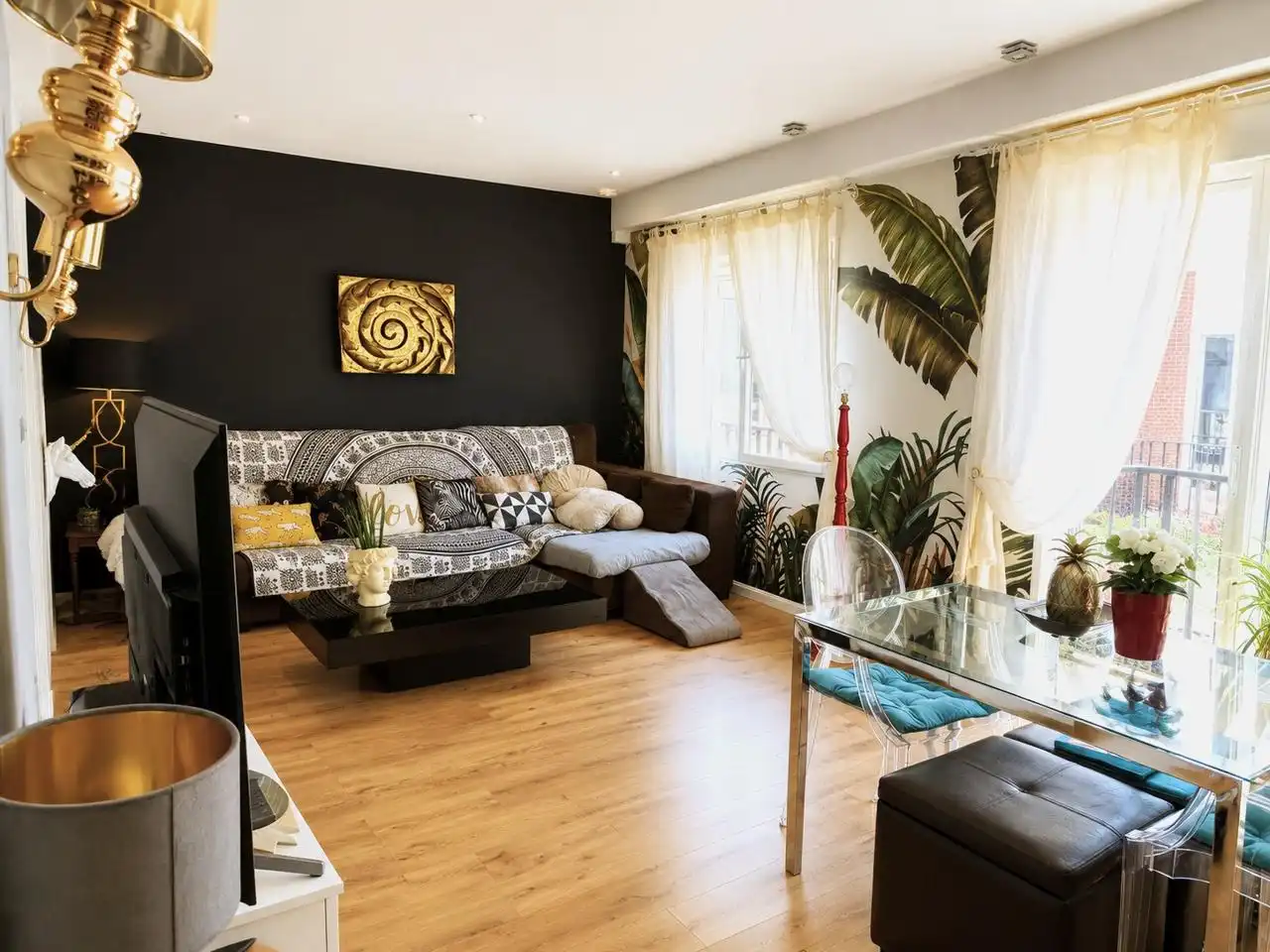 Sala de estar de Piso en venta en Madrid con Aire acondicionado y Terraza
