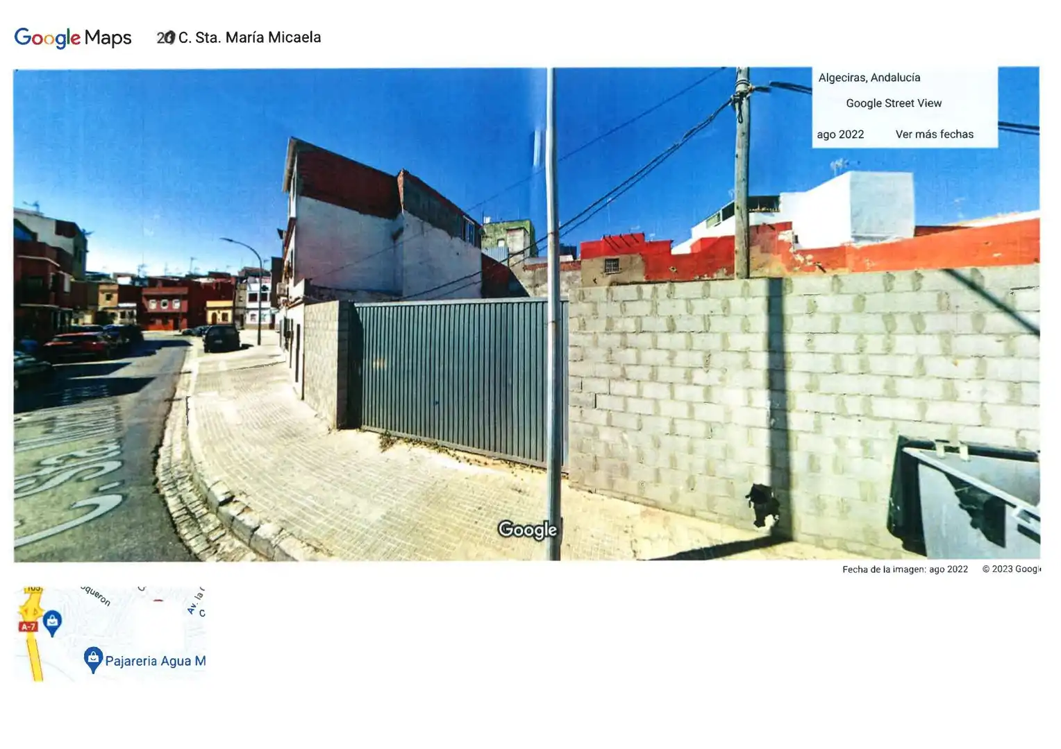 Vista exterior de Residencial en venta en Algeciras