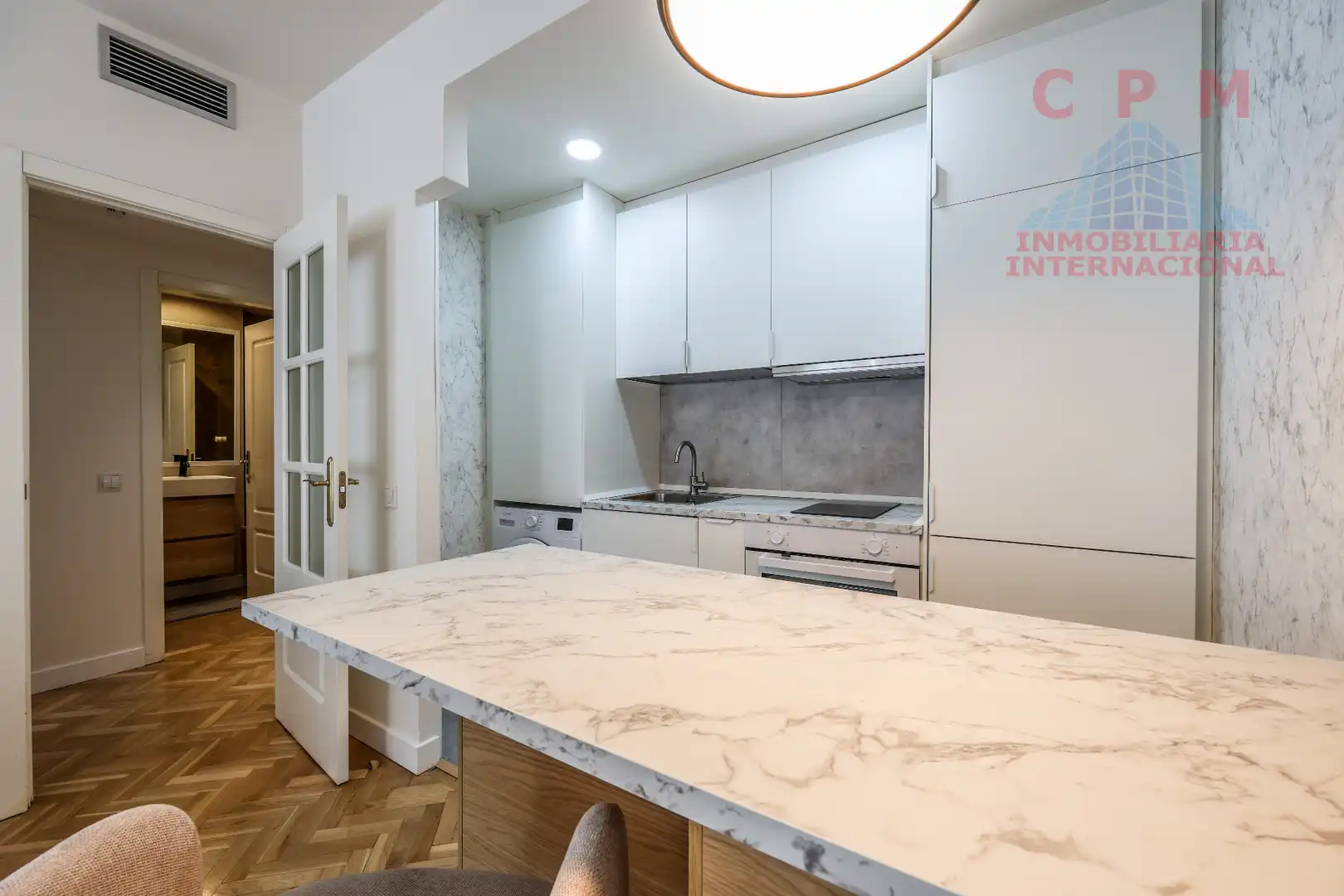 Cocina de Piso de alquiler en Madrid con Aire acondicionado, Calefacción y Parquet