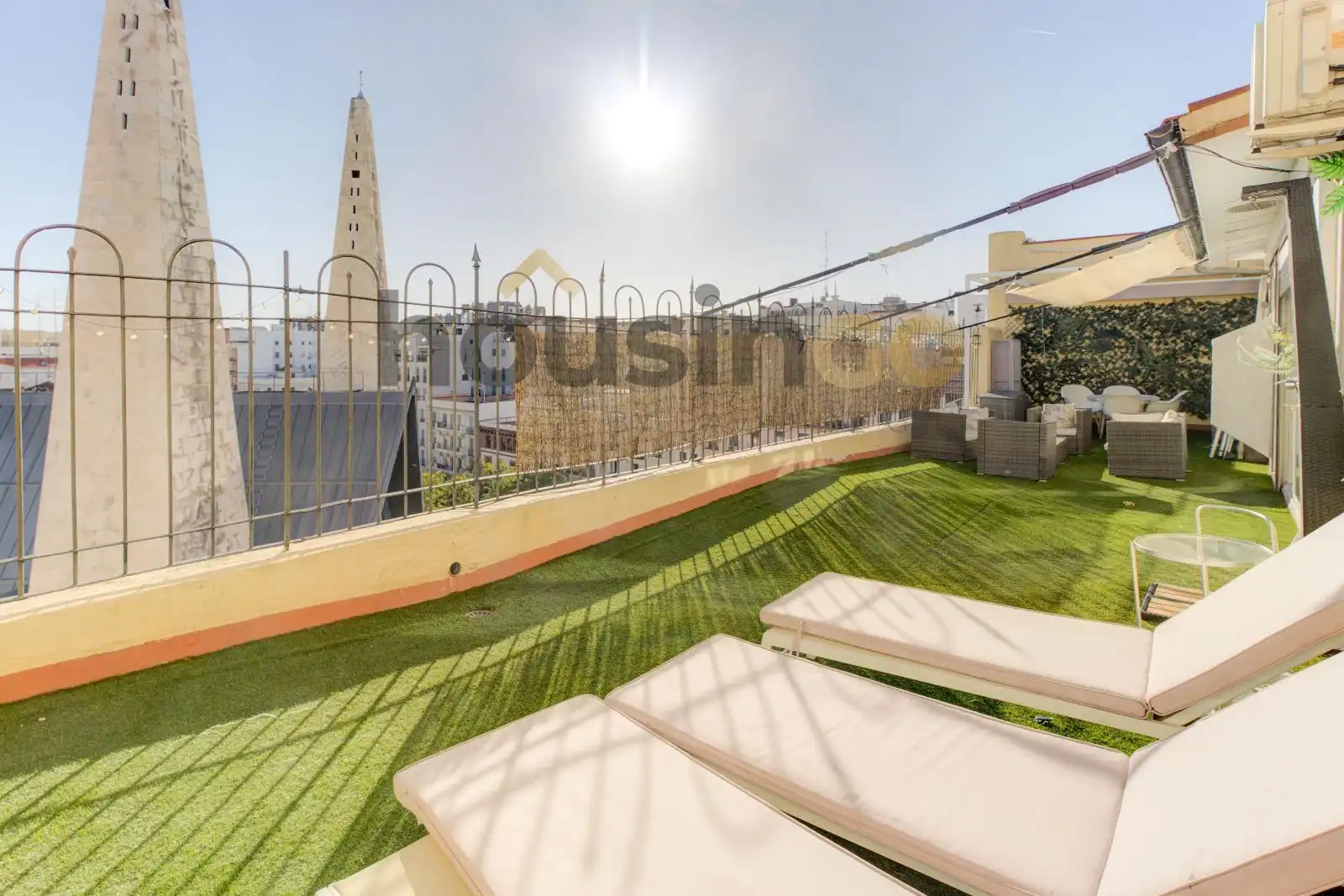 Terrace of Attic for rent in Madrid  with Air Conditioner, Heating and Furnished