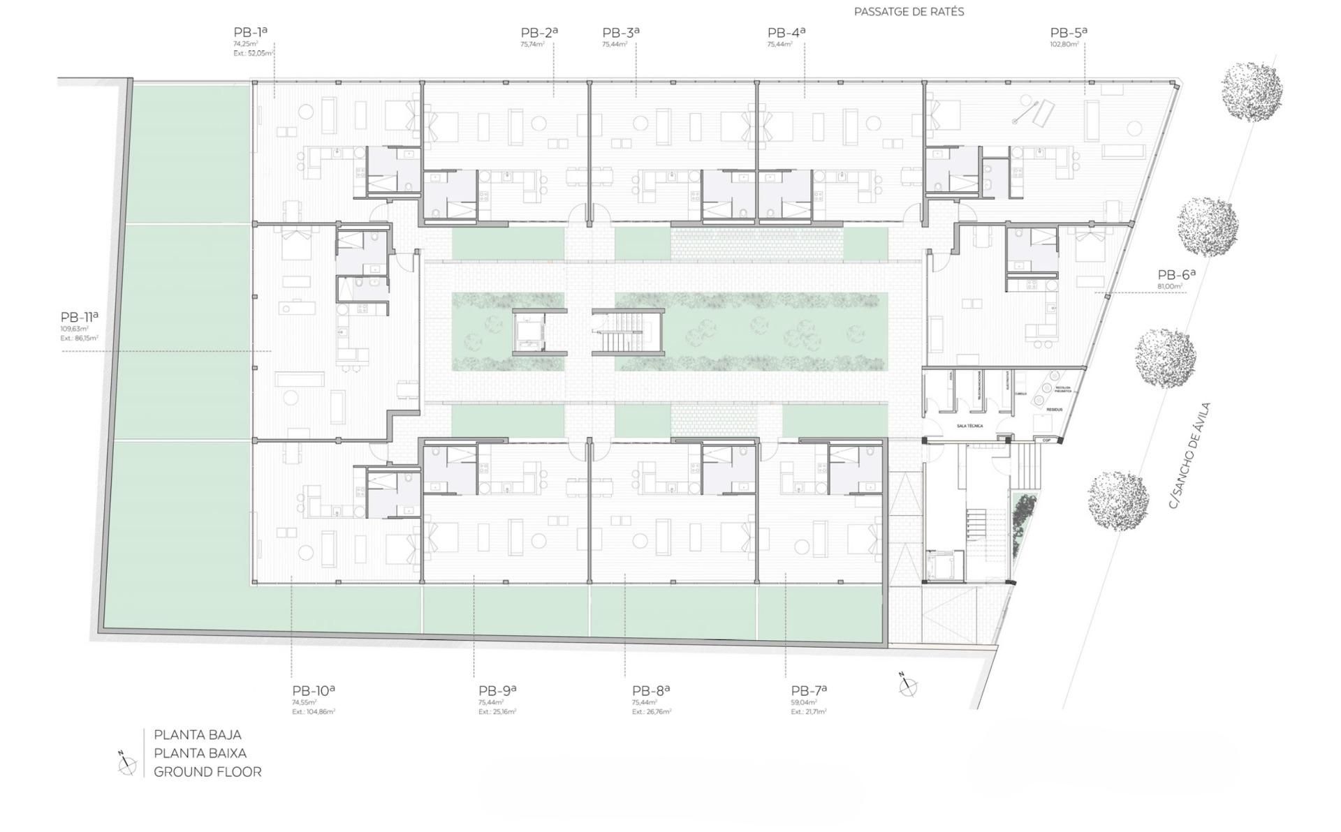 Flat for sale in  Barcelona Capital  with Air Conditioner, Heating and Community pool