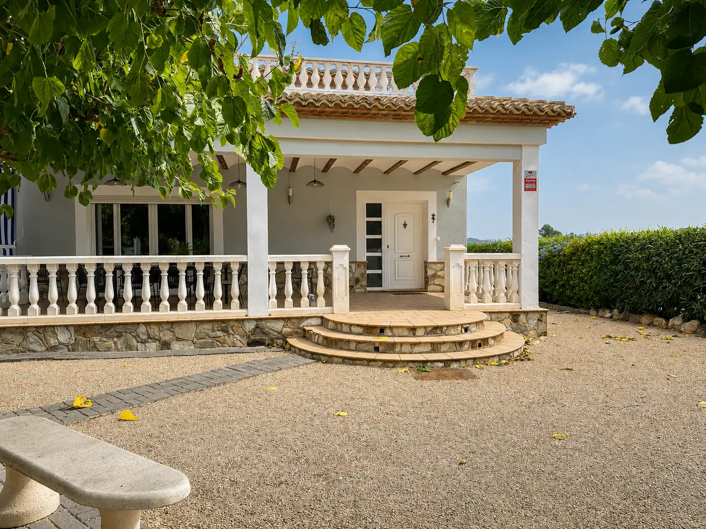 Terraza de Casa o chalet en venta en Ontinyent con Aire acondicionado, Calefacción y Jardín privado