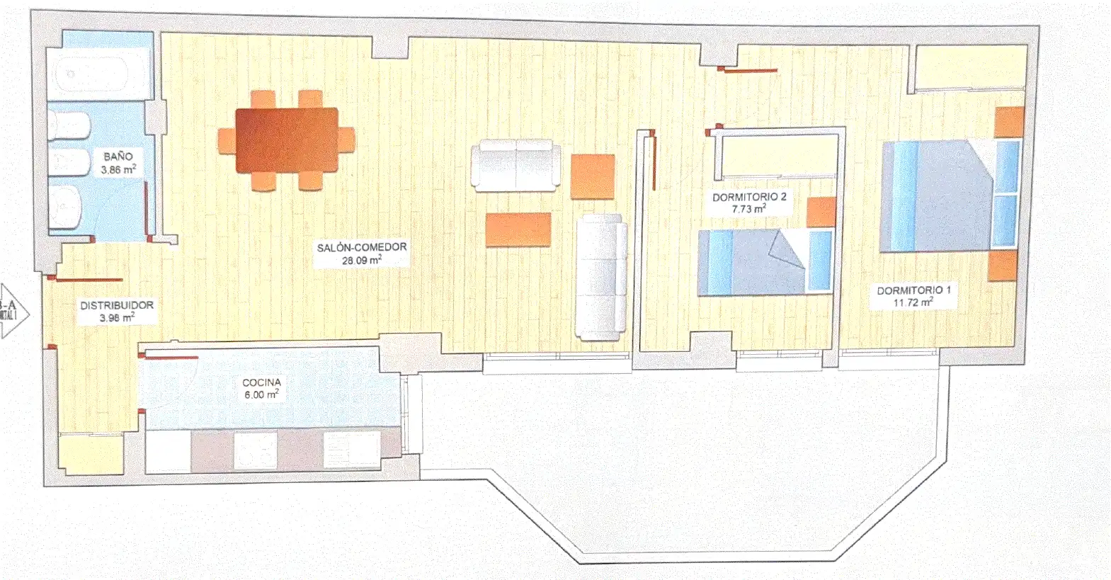Flat for sale in Yeles  with Air Conditioner, Heating and Storage room